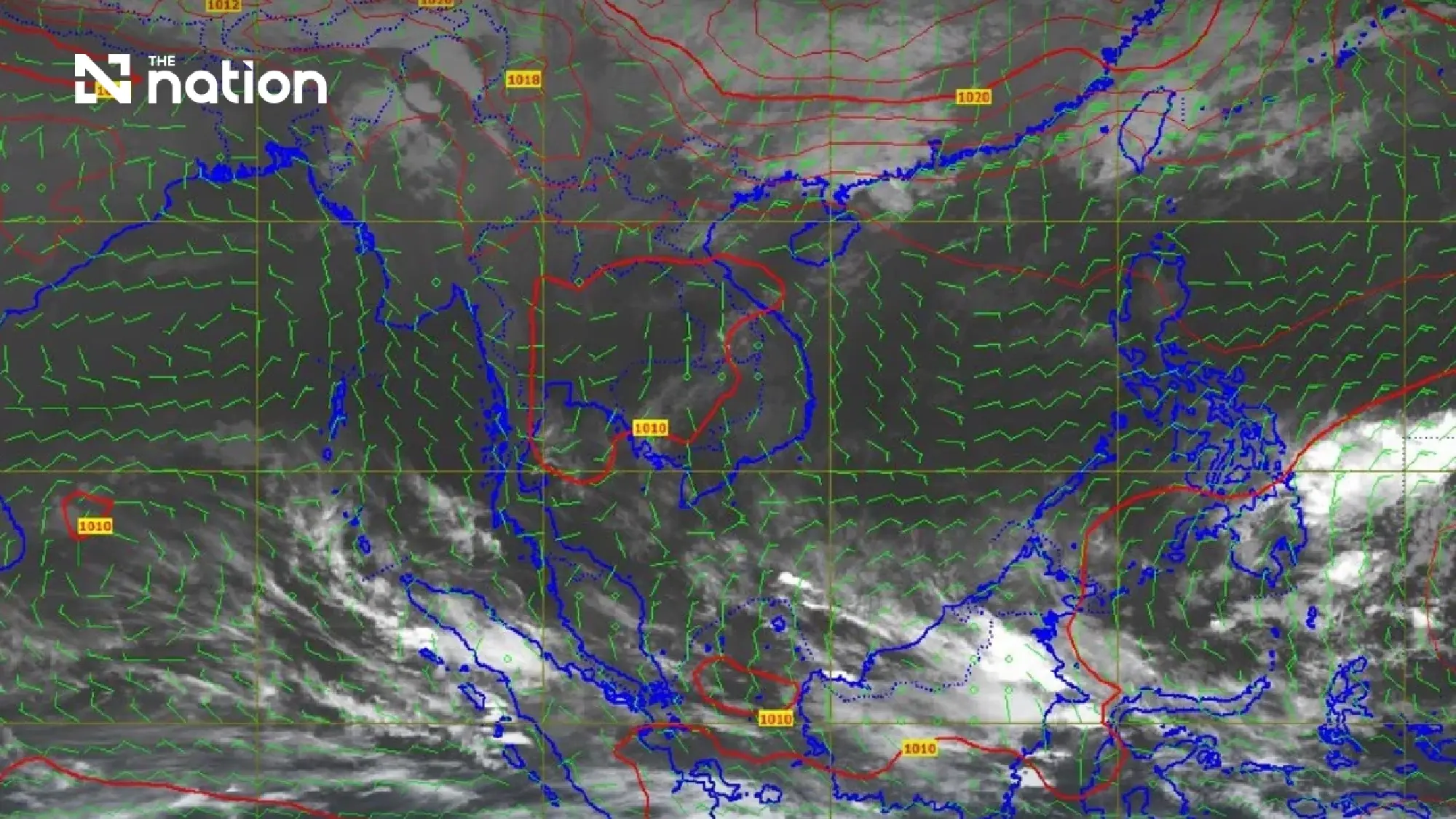 Very heavy rain forecast in 10 Thai provinces on Friday