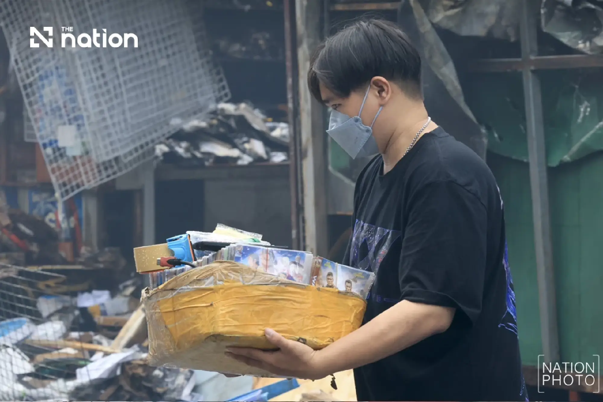 Anutin orders anti-theft patrols and aid for Khlong Thom traders