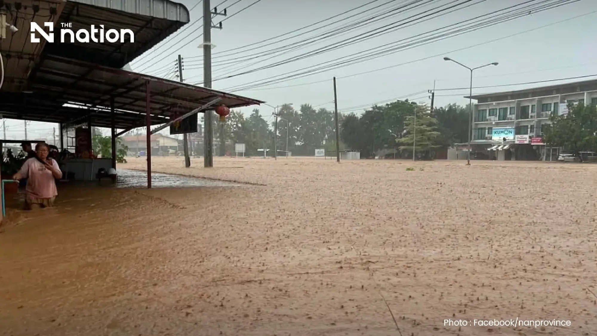 PM Anutin orders aid for flooded Nan as shelter opens in disaster area