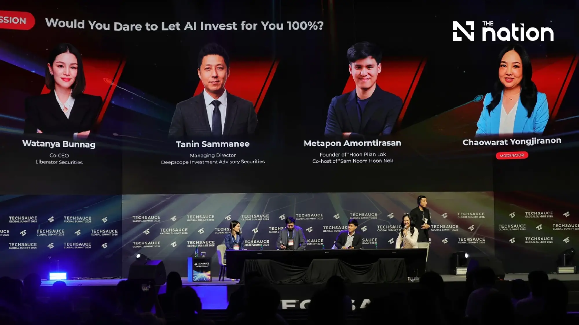 Madam Dear Leads Liberator in Exploring the Future of Investing, Asking “Can AI Really Invest 100% on Our Behalf?” at Techsauce Global Summit 2026