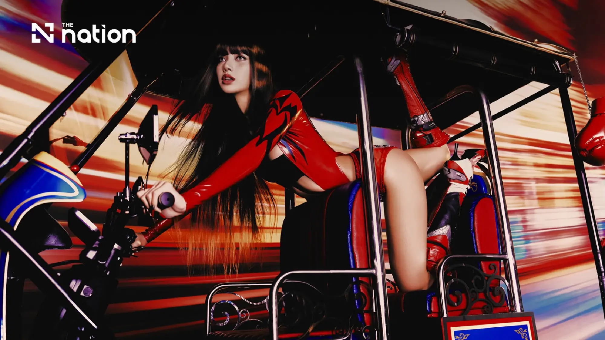 Lisa blends Muay Thai and a tuk-tuk in SaWaDiKa teaser