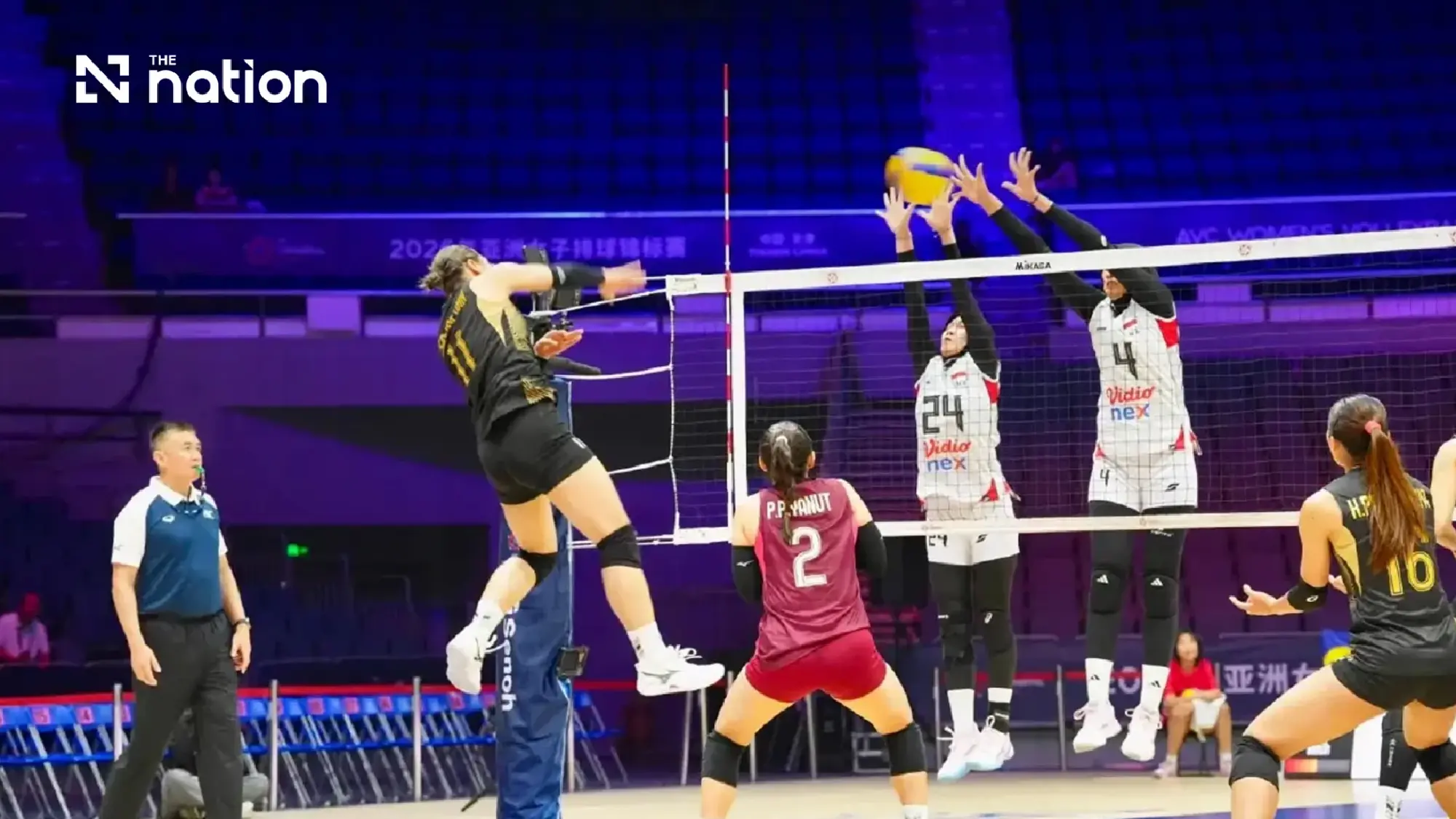 Thailand sweep Indonesia to lead Asian Championship Pool B