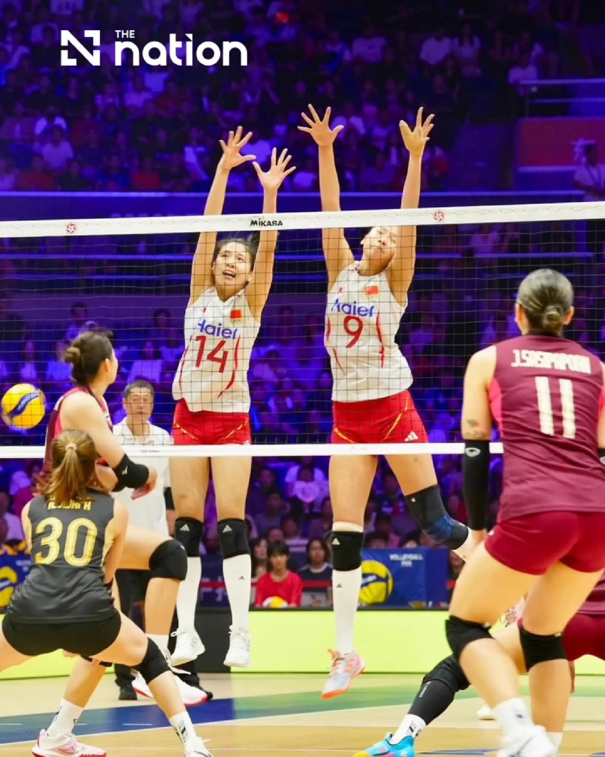 Thailand make Olympic history after five-set win over China
