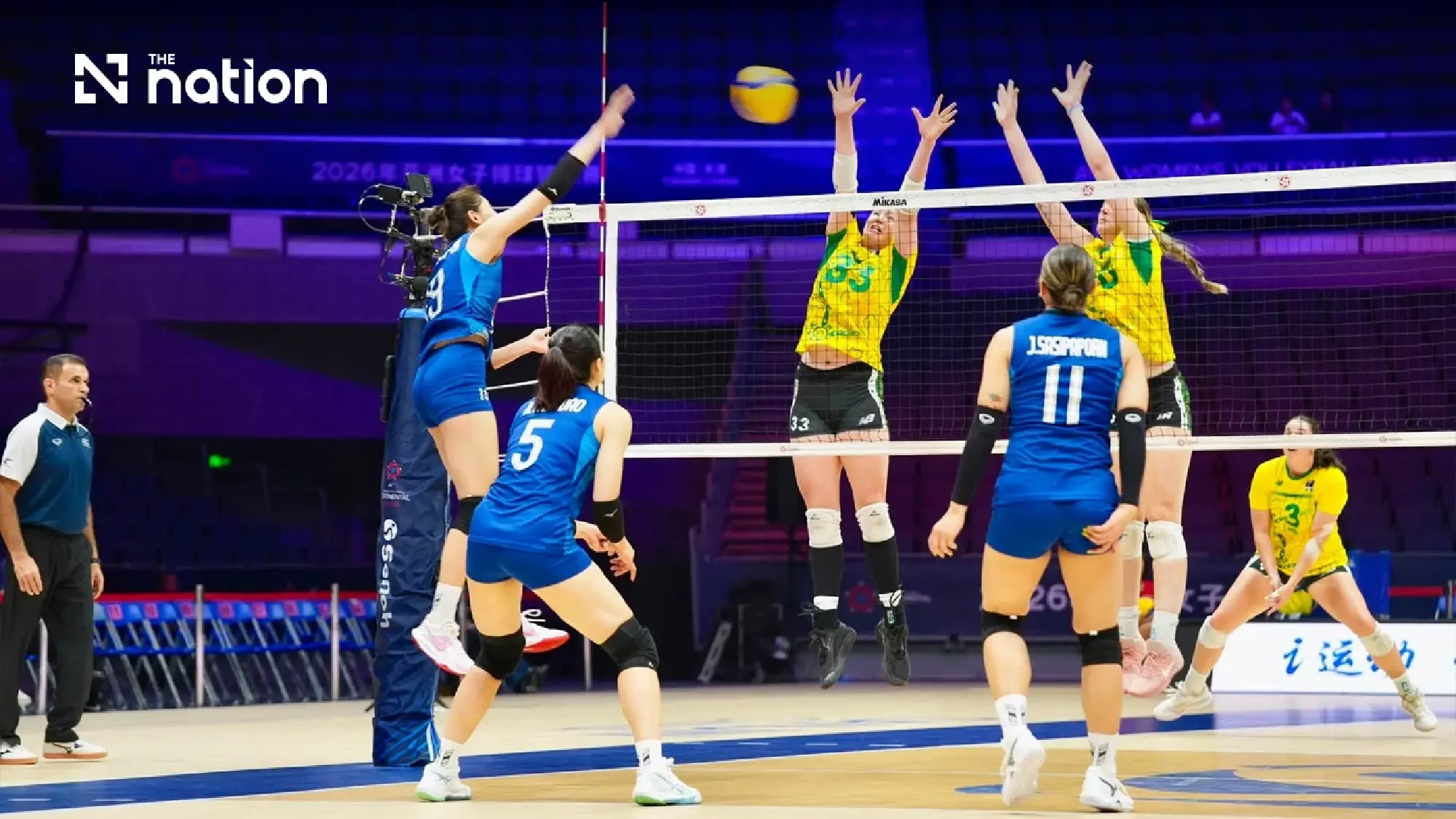 Thailand sweep Australia to open AVC volleyball title defence