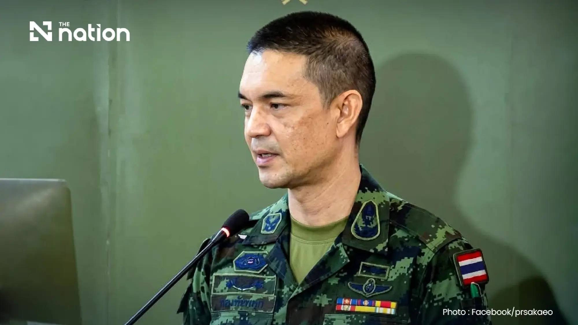 Thai army outlines position on Cambodian border displacement figures