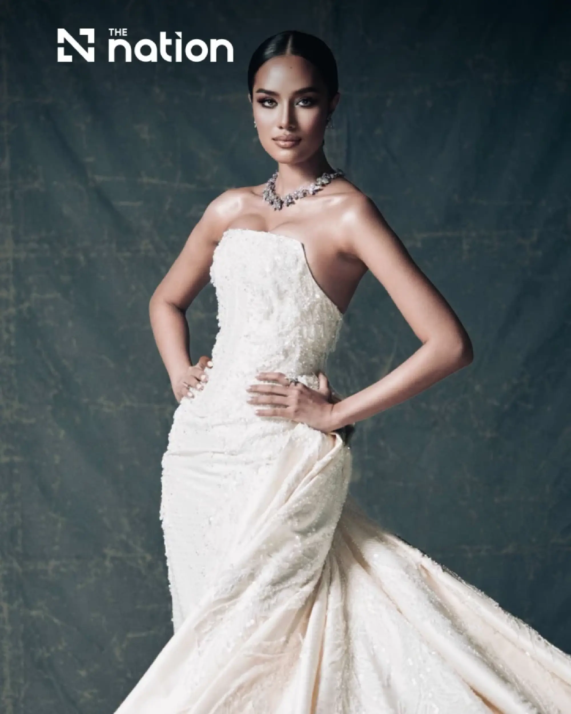 Opal ends Miss World reign in SIRIVANNAVARI silk gown