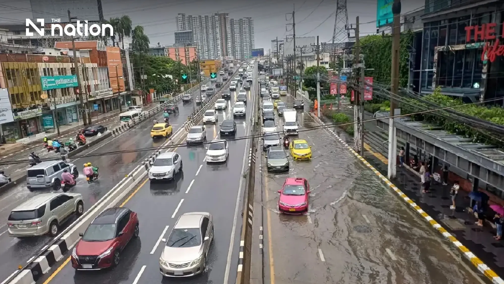Bangkok faces widespread road flooding after prolonged rainfall