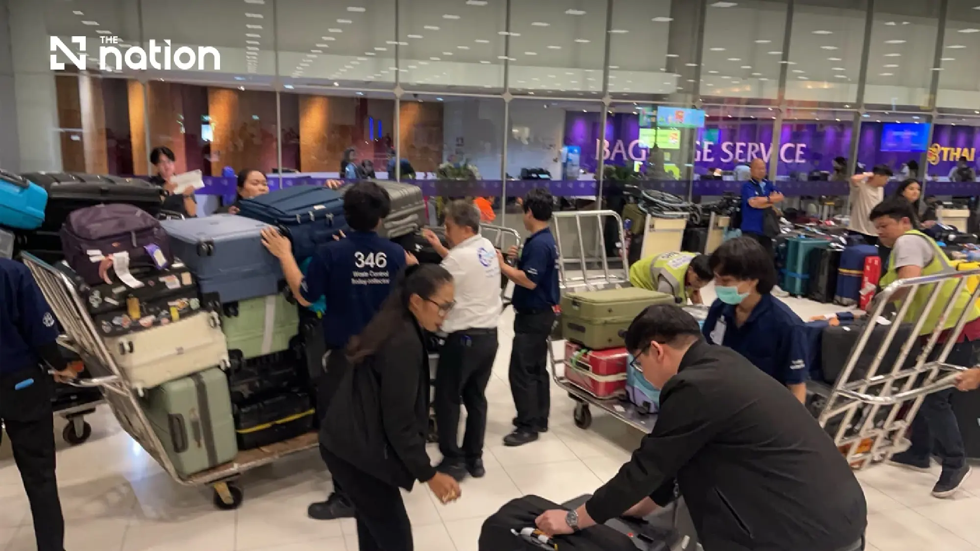 Thai Airways clears delayed baggage after floods disrupt ground services