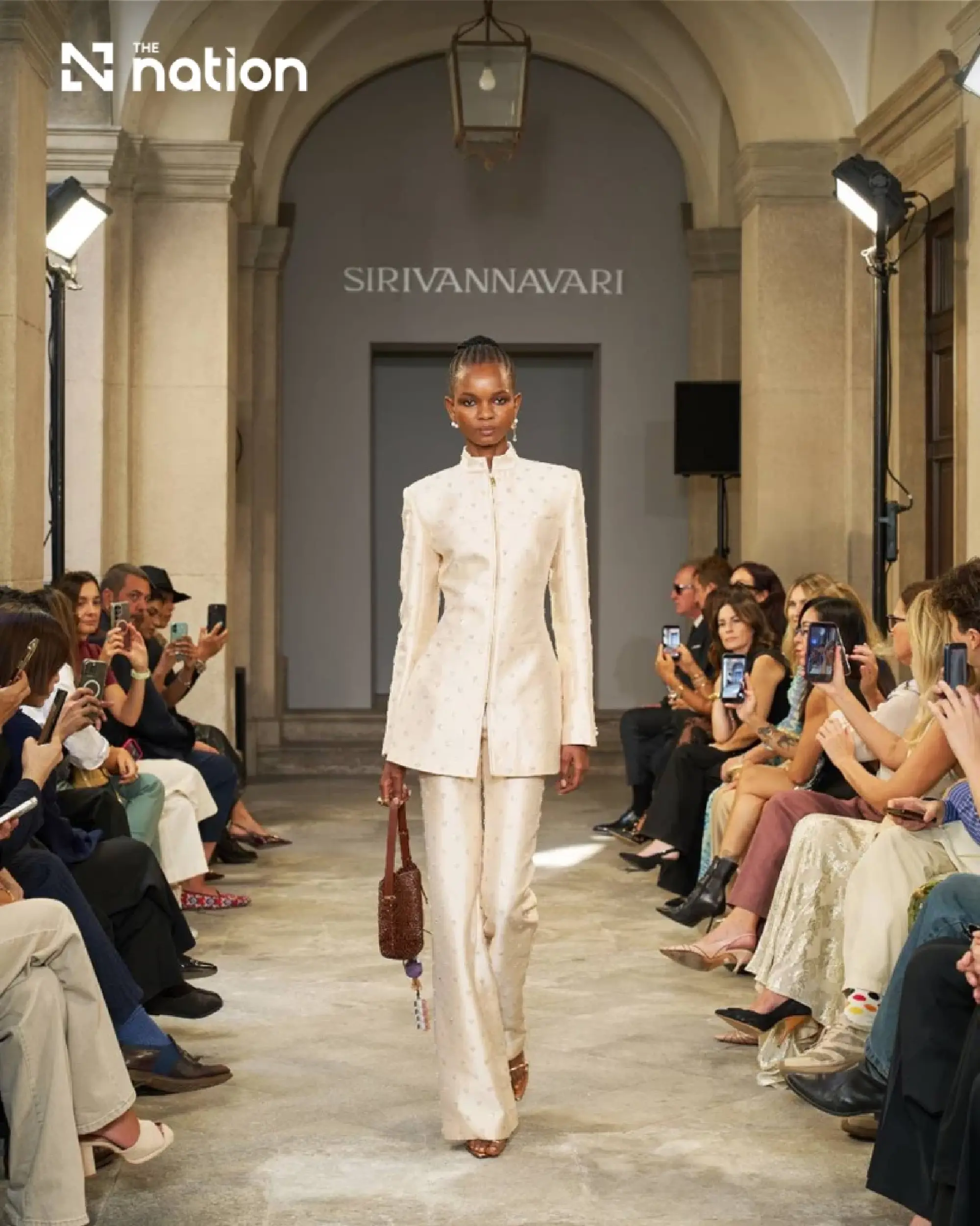 HRH Princess Sarivannavari Reinvents Thai Mudmee Silk At Milan Fashion Week