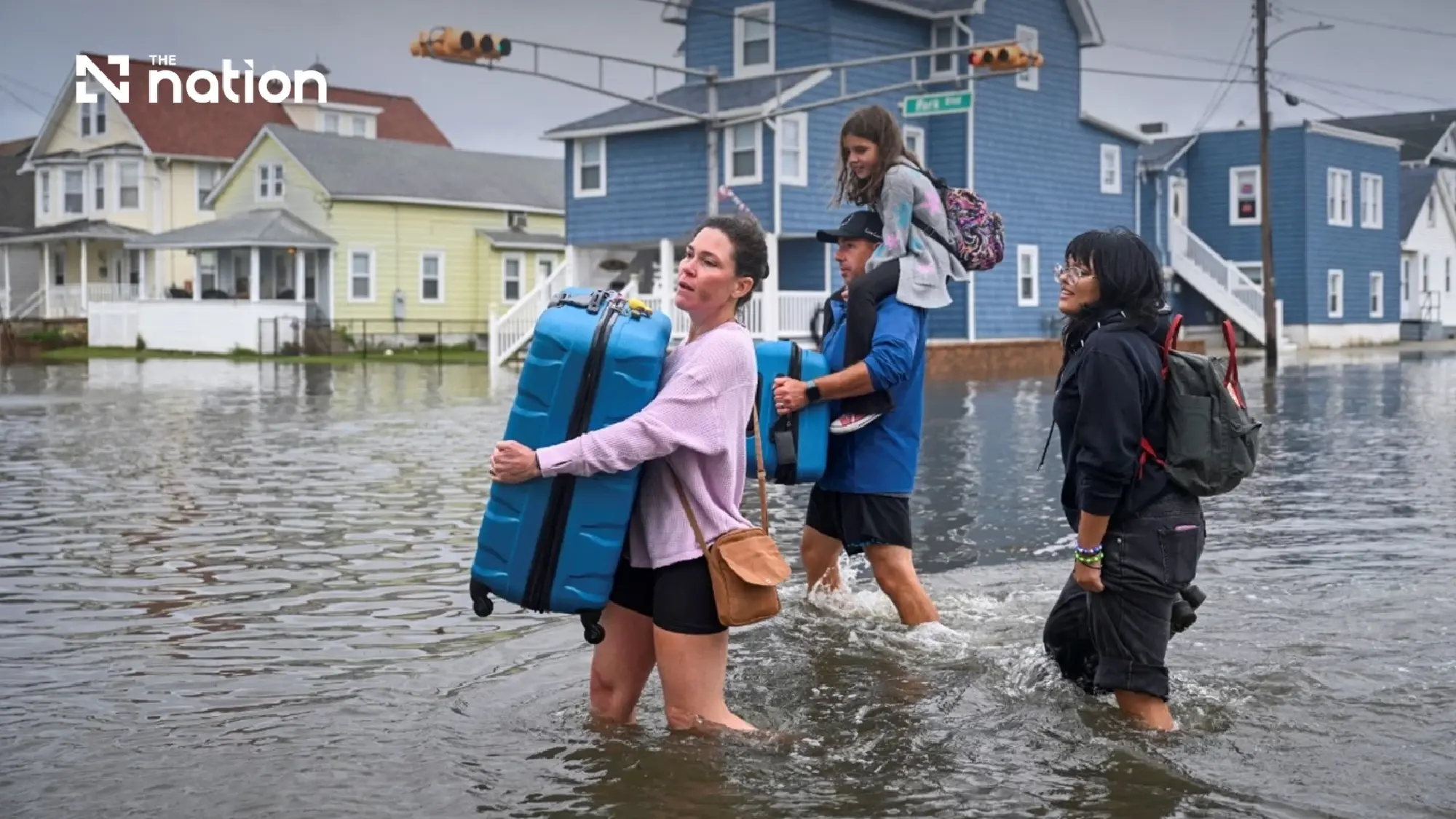 Floods and storms disrupt lives across Asia and the Americas