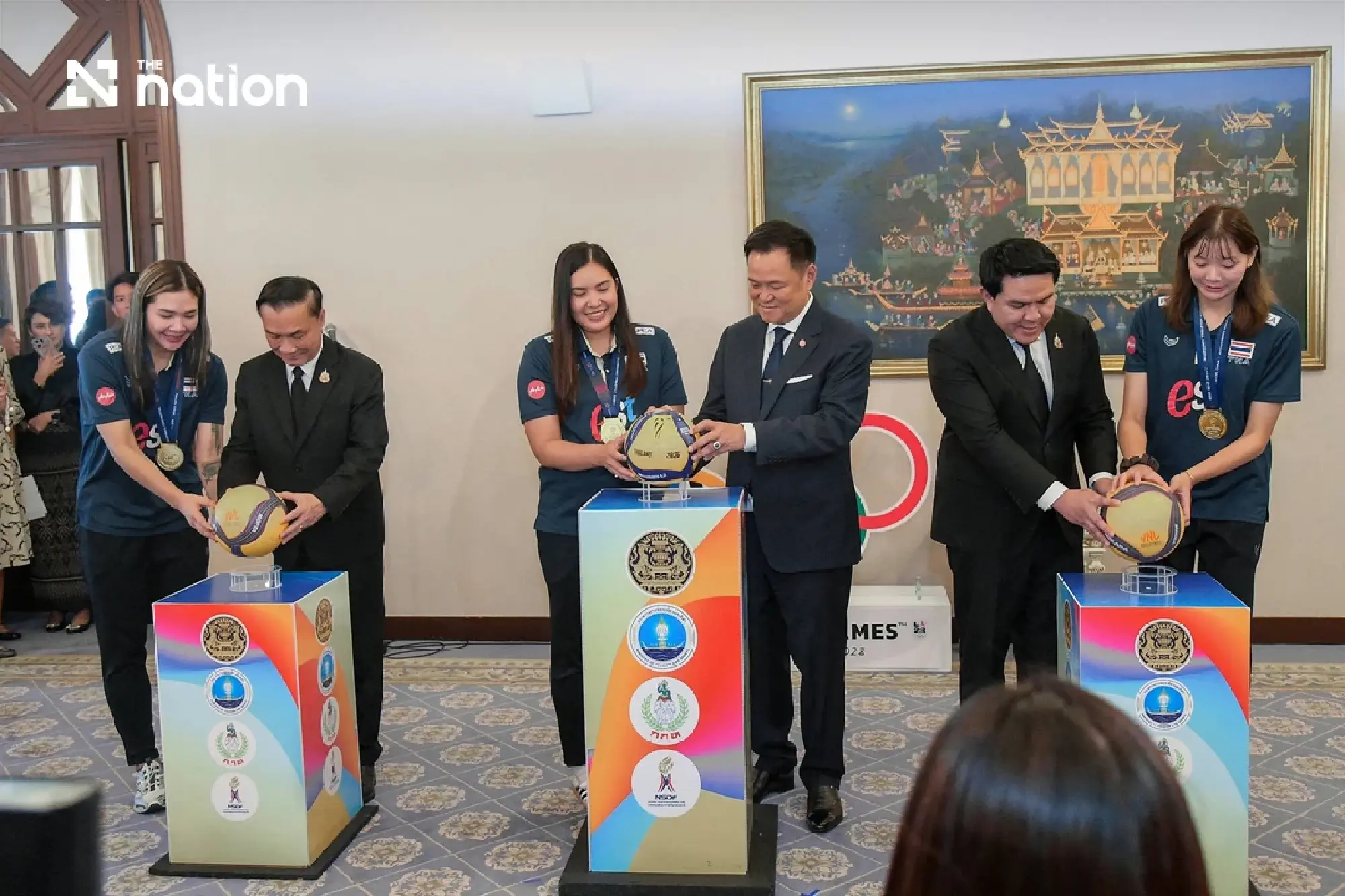 Thai volleyball team honoured after Olympic qualification triumph
