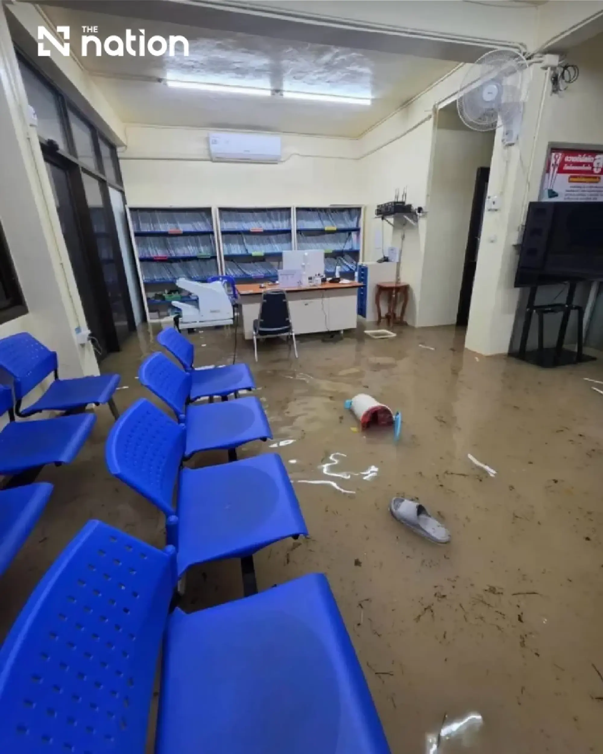 Prachin Buri health facility suspends services amid heavy flooding
