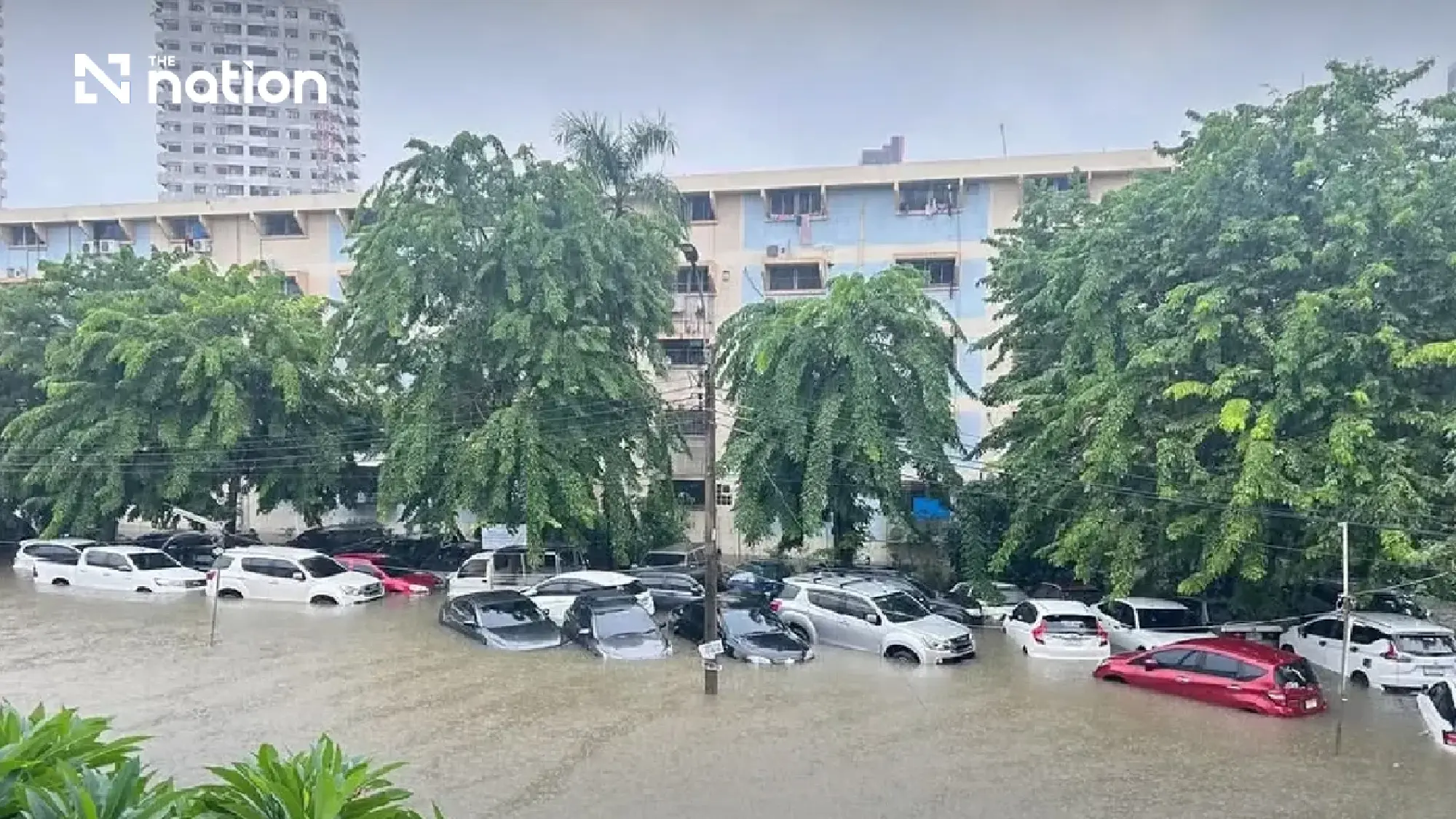 Bangkok rain hits 210mm in 24 hours as canals turn critical