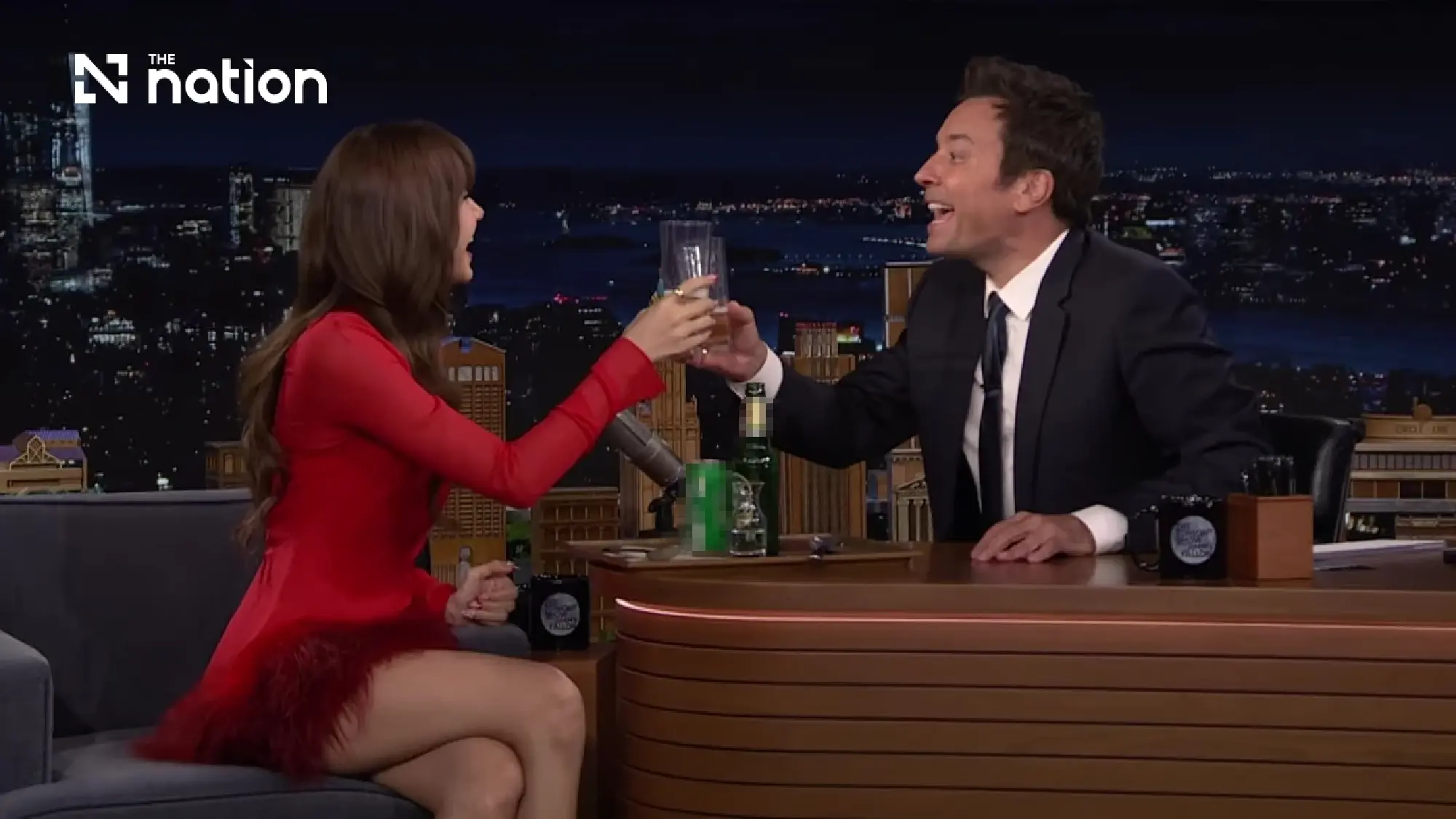 LISA shares Thai food and language with The Tonight Show audience