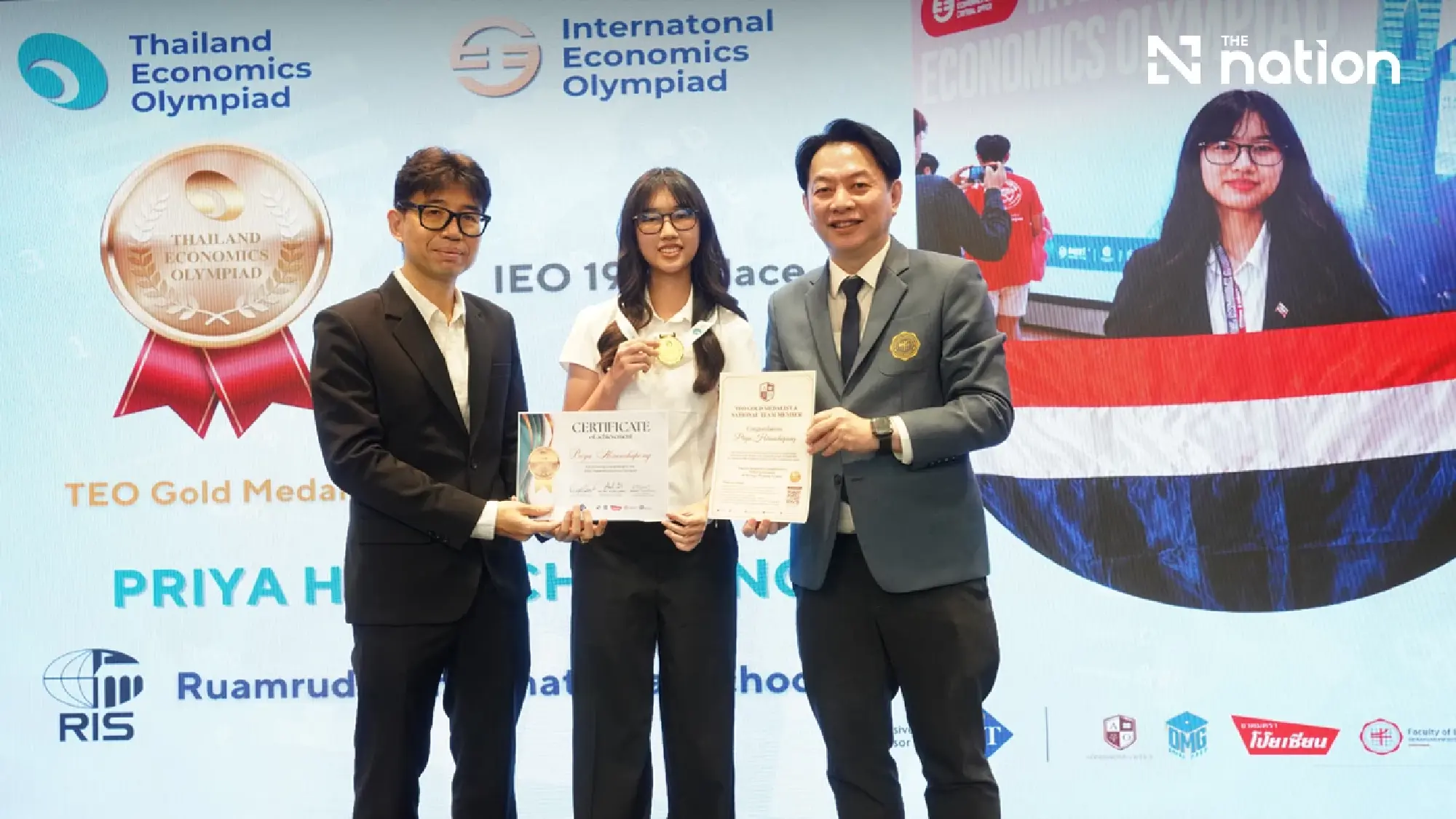 TEO Honours Thai Students After Three Bronze Medals at the International Economics Olympiad