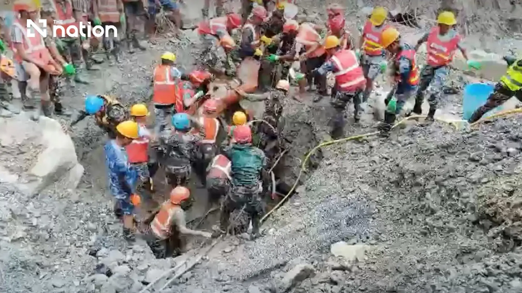 Nepal foreman rescued after nine days in flooded tunnel says he stayed behind to help colleagues escape