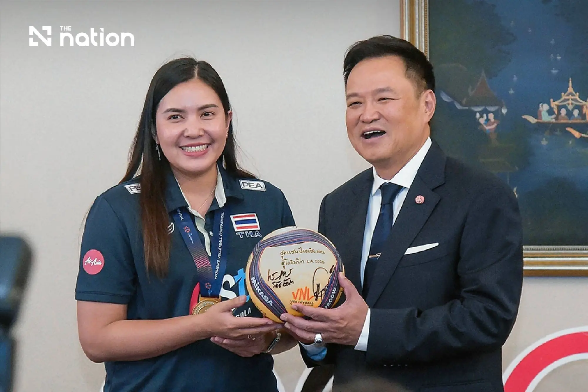 Thai volleyball team honoured after Olympic qualification triumph