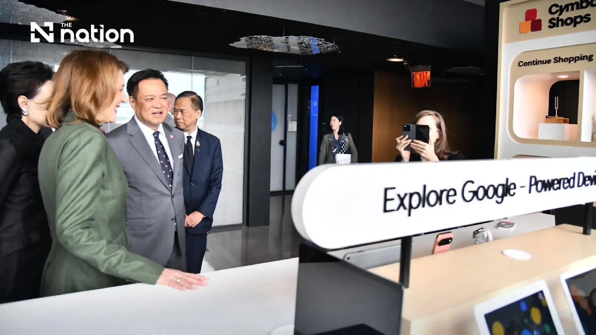 Anutin and Google discuss Thai data centre standards and US$1bn plan on September 23