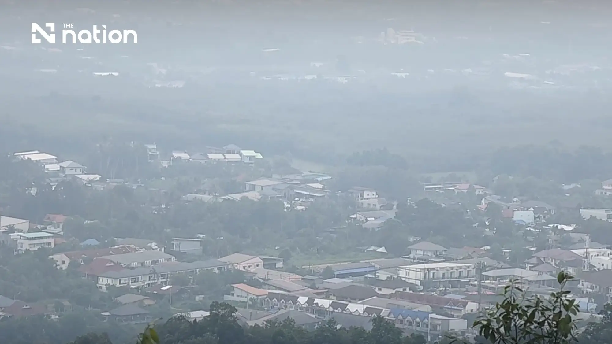 Sumatra wildfire smoke blankets Hat Yai in southern Thailand