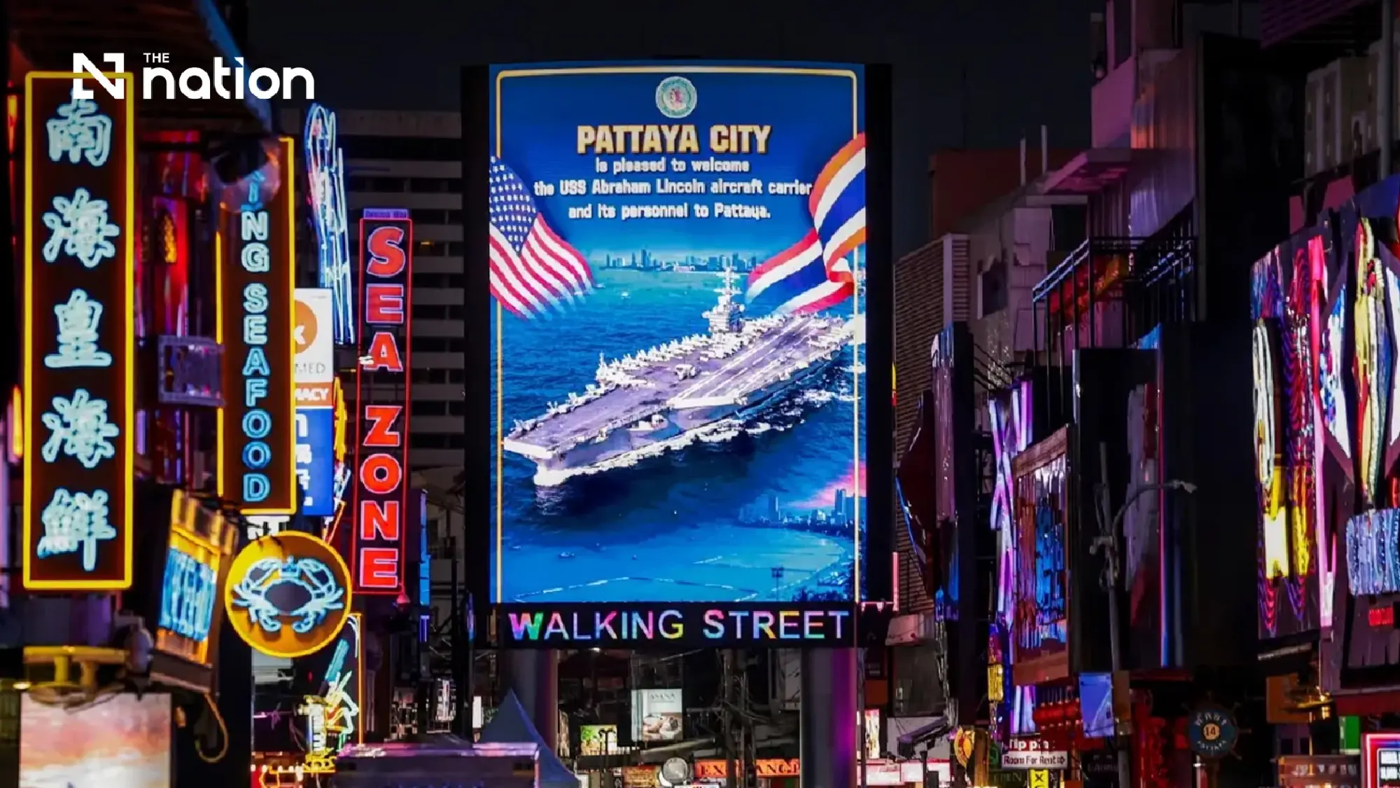 USS Abraham Lincoln departs Thailand after port visit