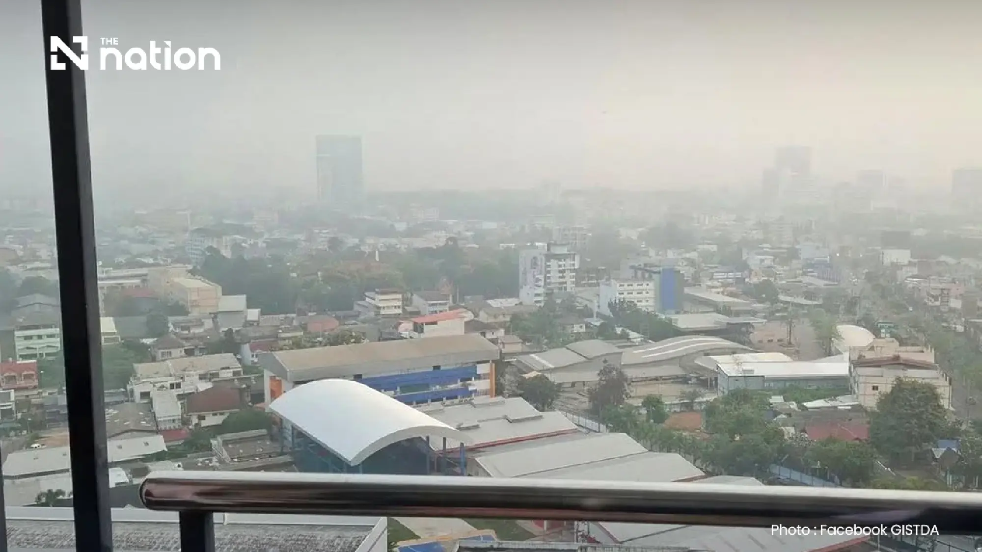 Sumatra wildfire smoke blankets Hat Yai in southern Thailand