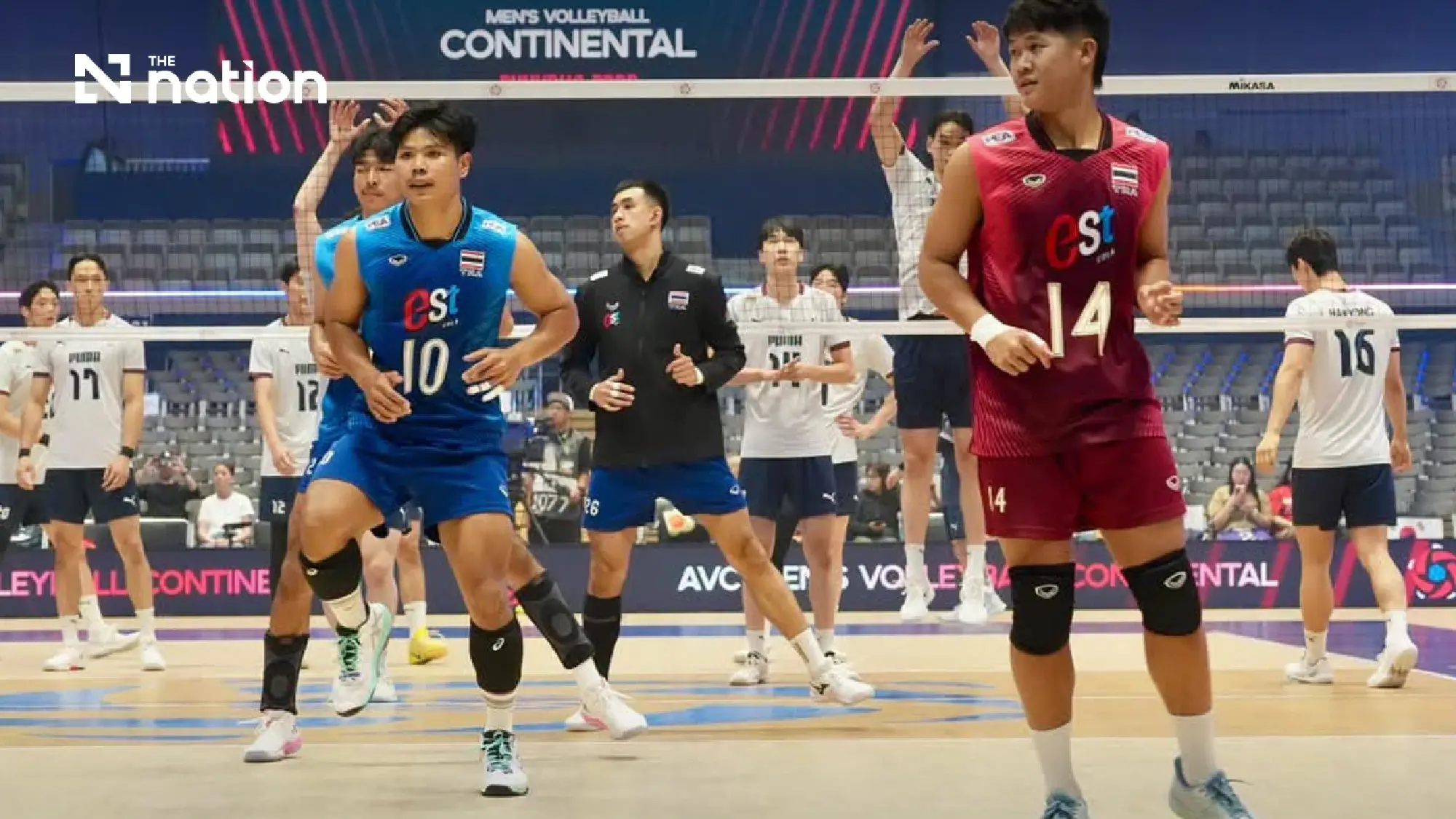 Thailand edge South Korea to reach Asian volleyball quarter-finals