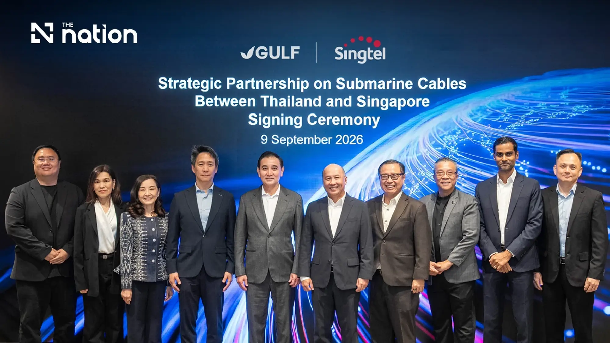 Gulf and Singtel Group form strategic partnership to enhance submarine cable connectivity between Thailand and Singapore  