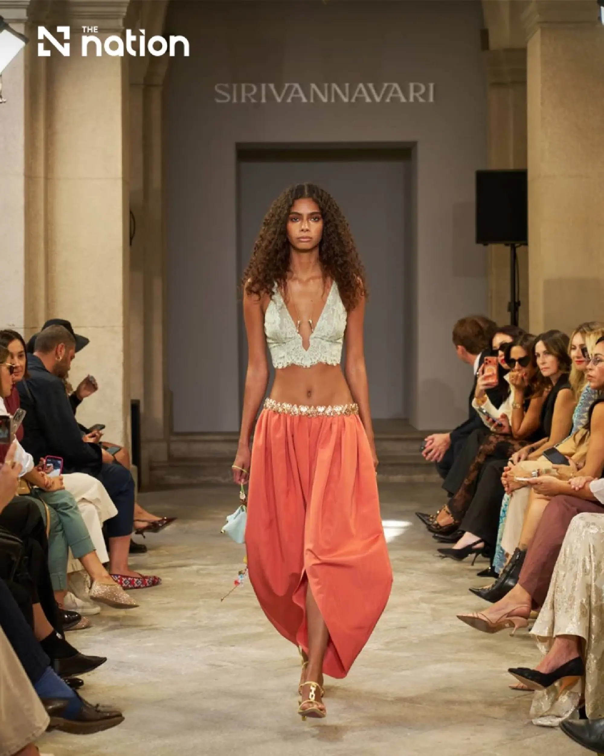 HRH Princess Sarivannavari Reinvents Thai Mudmee Silk At Milan Fashion Week