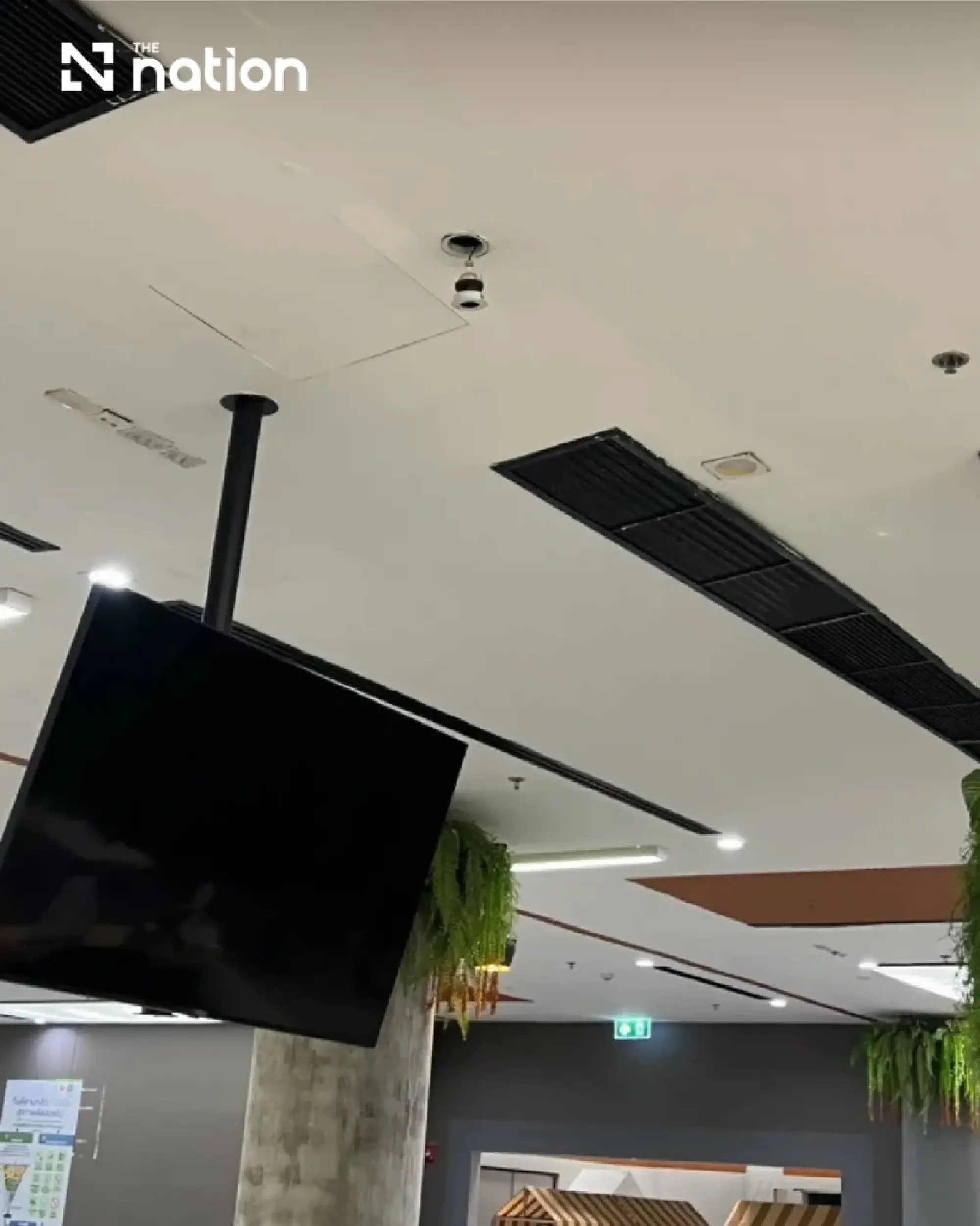 Thai parliament canteen ceiling collapse prompts safety checks