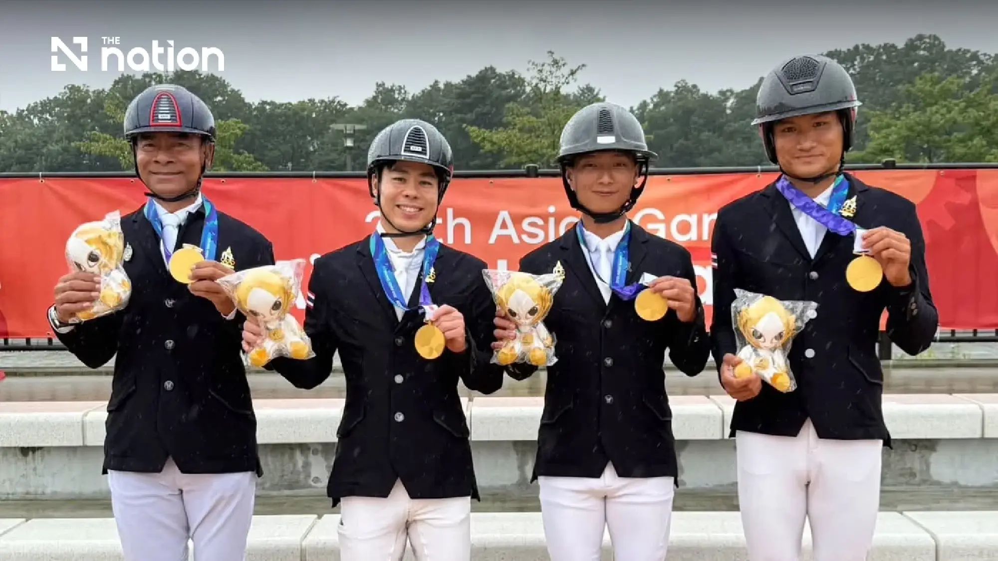 Thailand win 2026 Asian Games team eventing gold after 28 years