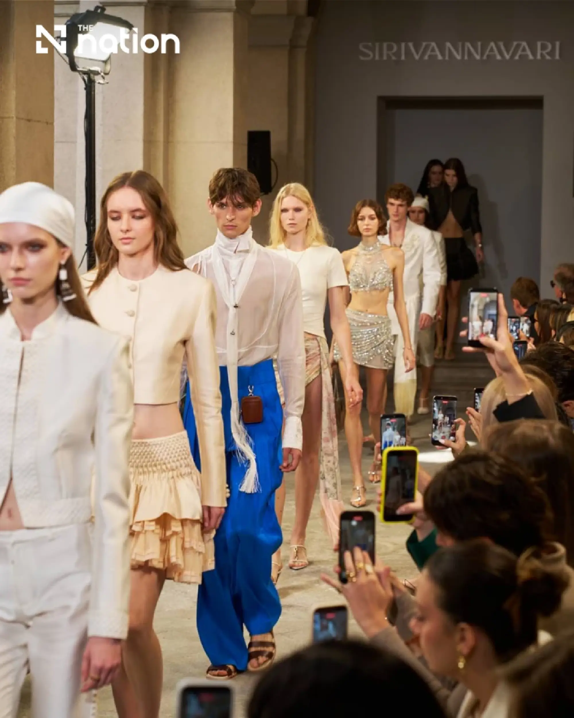 HRH Princess Sarivannavari Reinvents Thai Mudmee Silk At Milan Fashion Week