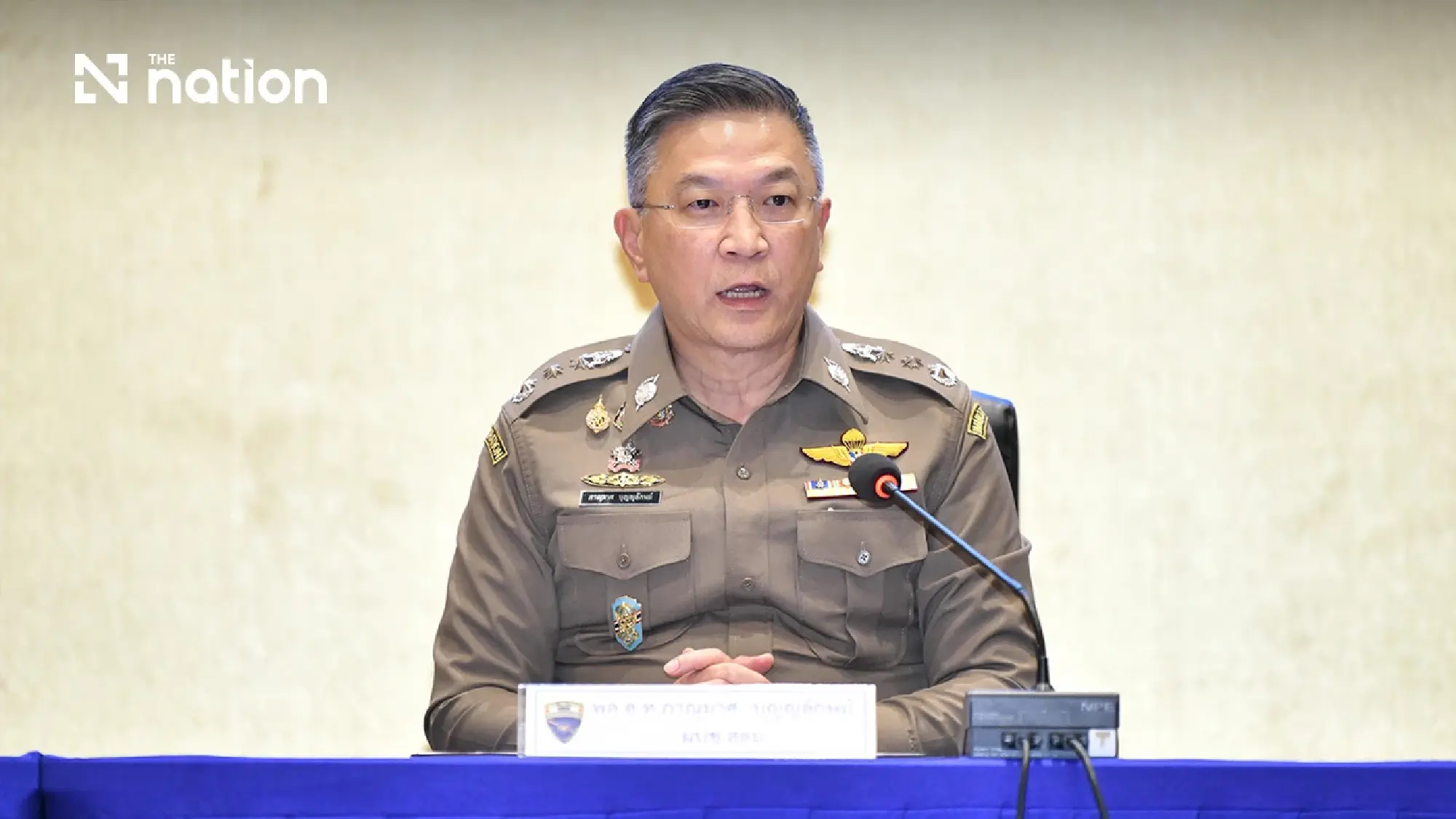 Pol Lt Gen Panumas Boonyalug, commissioner of the Immigration Bureau