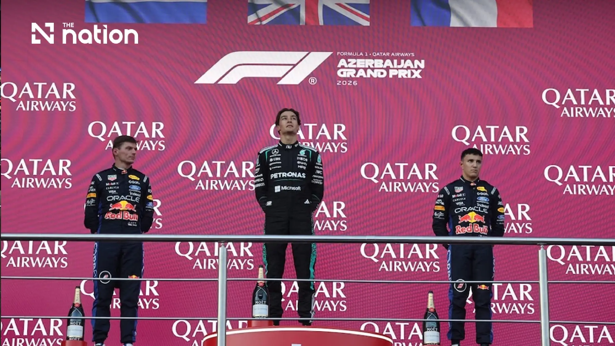 Russell wins Azerbaijan GP by 0.196 seconds on Sept 26