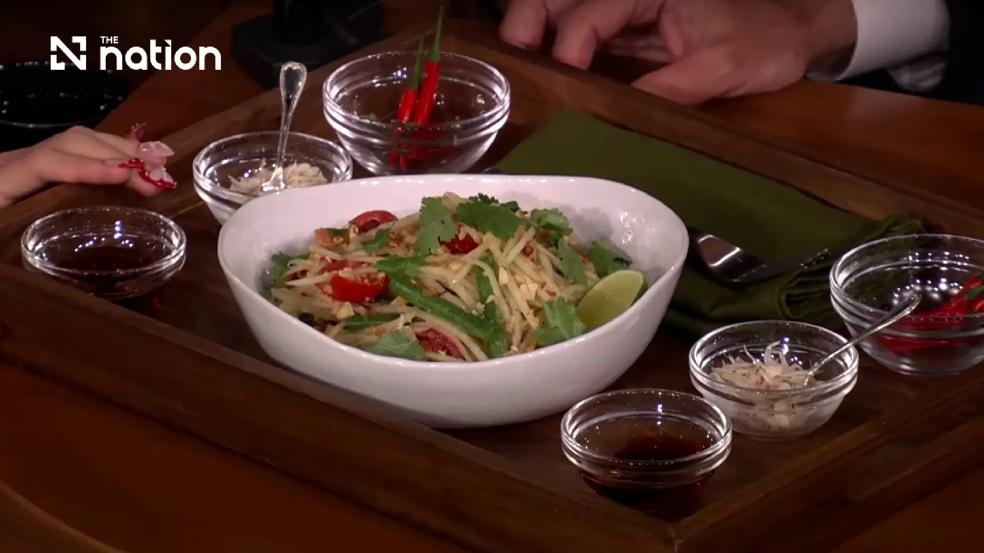 LISA shares Thai food and language with The Tonight Show audience