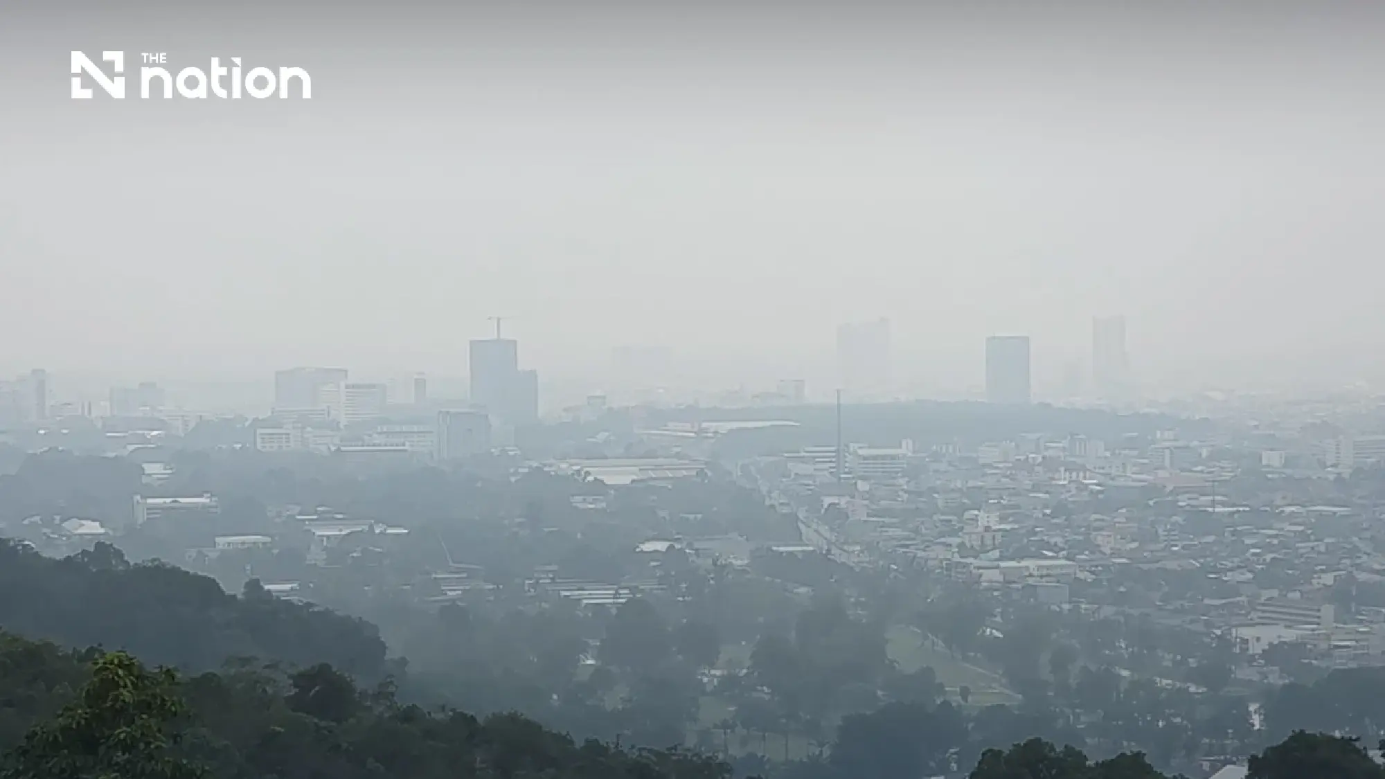 Sumatra wildfire smoke blankets Hat Yai in southern Thailand