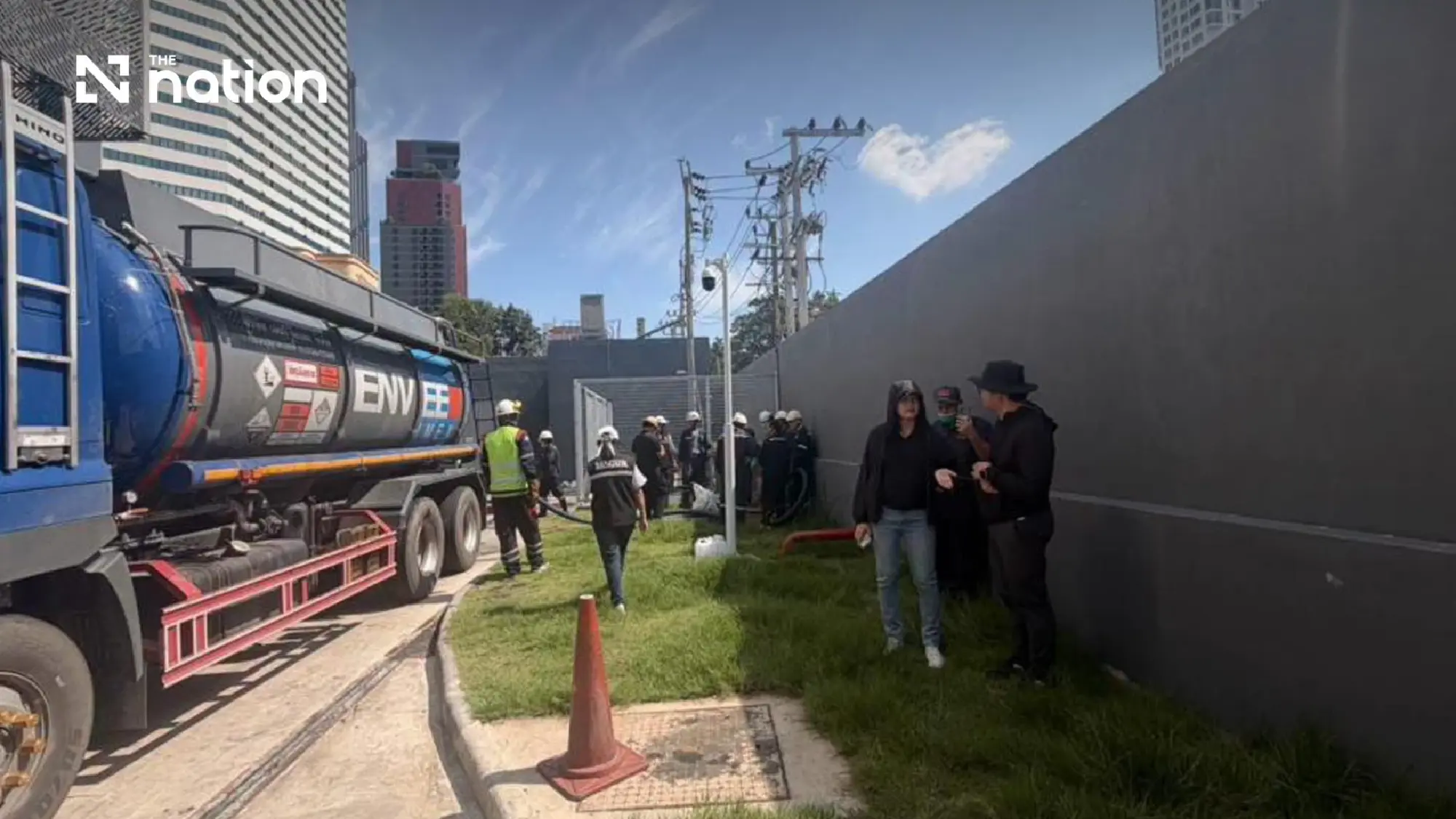 Oil-contaminated waste treatment monitored at Rama 9 data centre