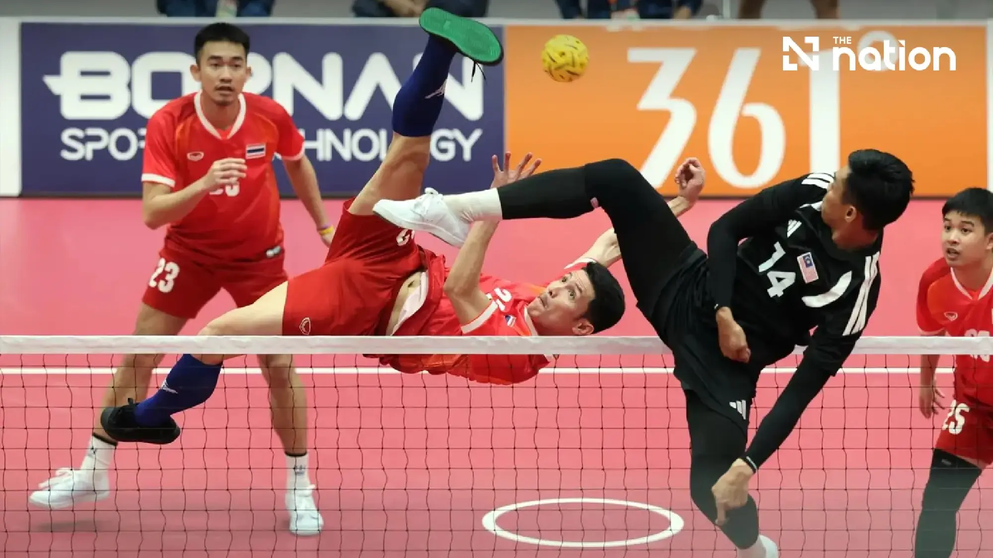Thailand beat Malaysia 2-0 for seventh Asian Games men’s regu sepak takraw gold