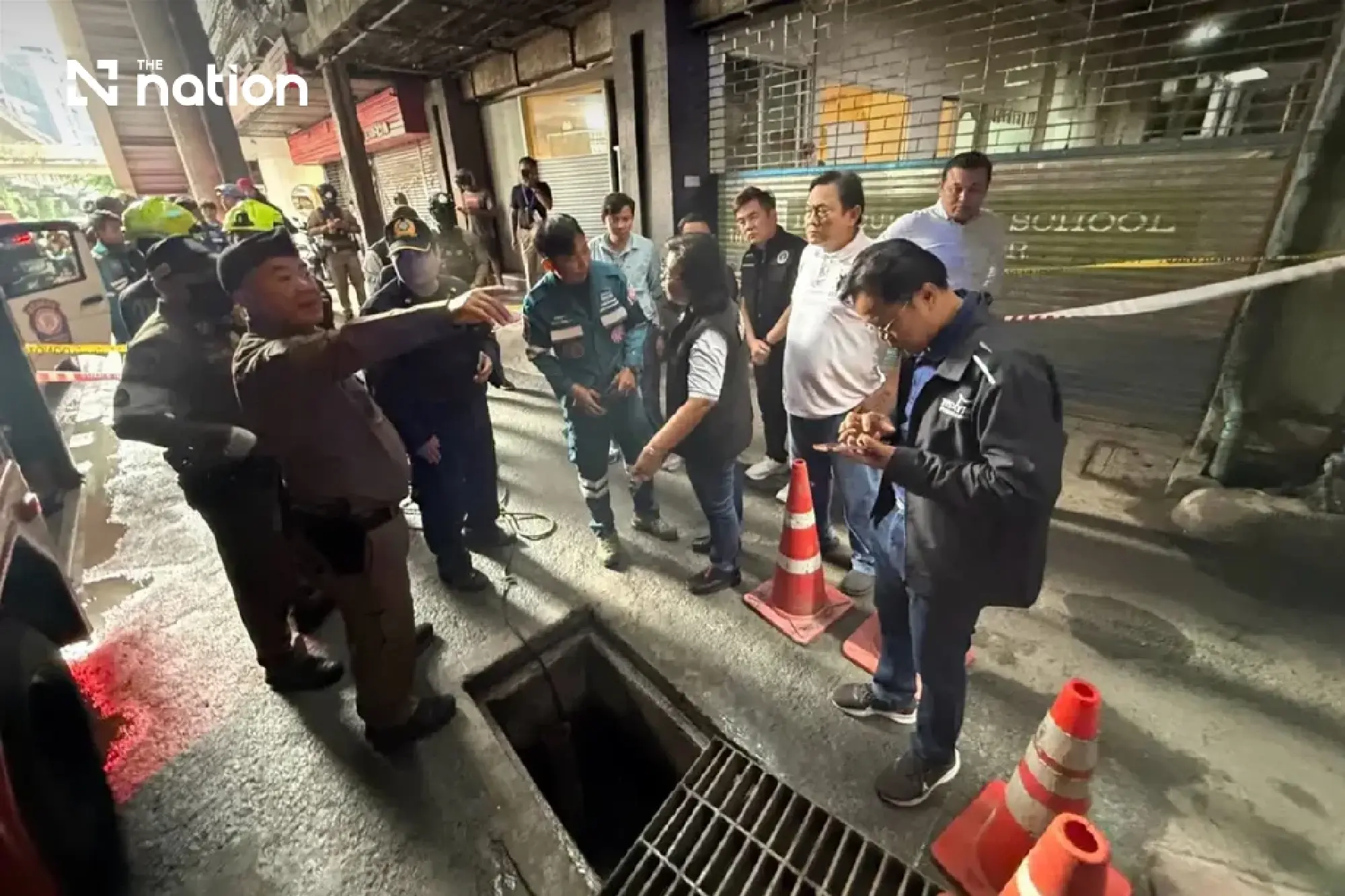Fatal accident at BTS Punnawithi as contractor falls into underground drain