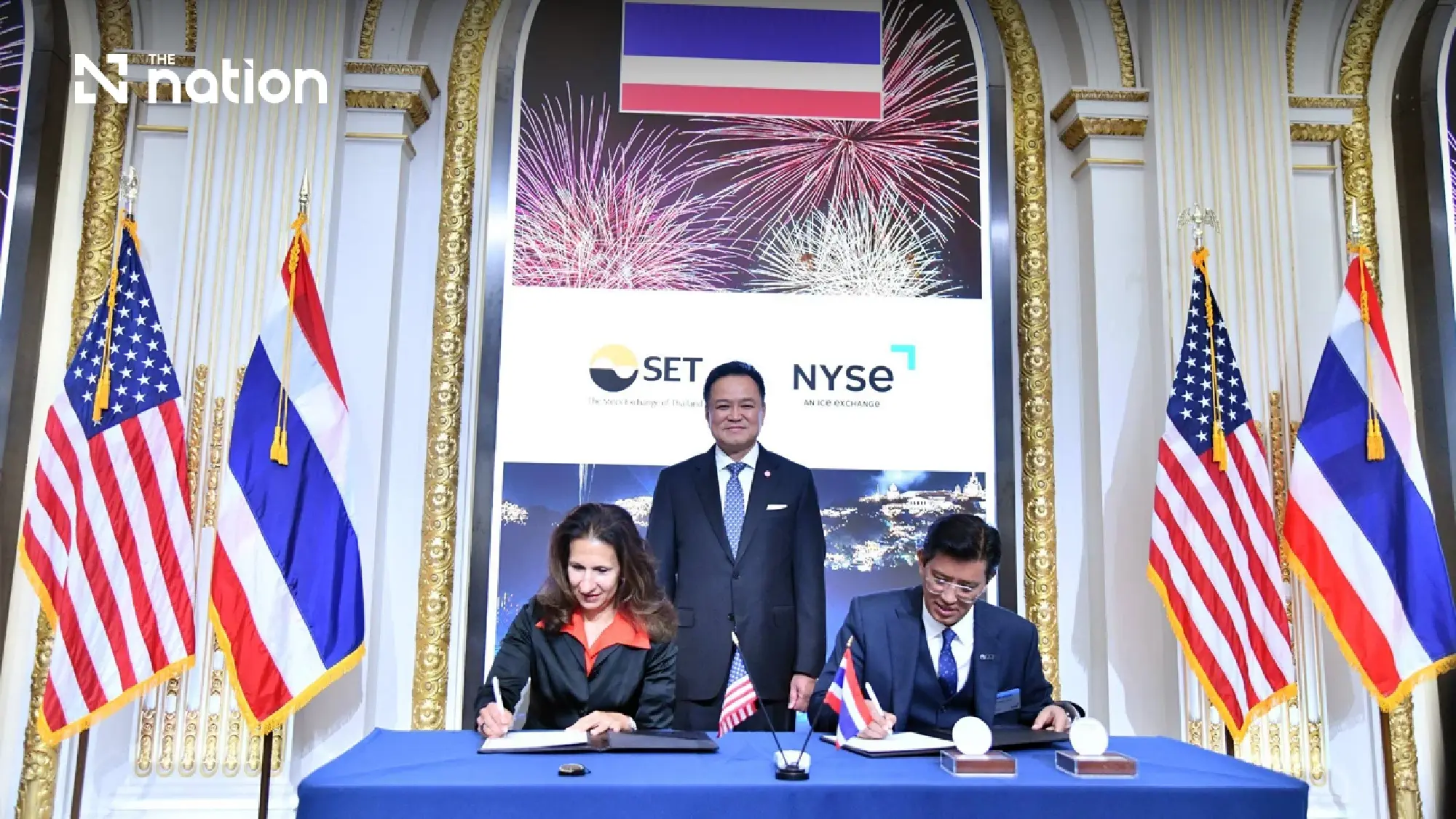 SET and NYSE sign Sept 24 pact for listings on two markets