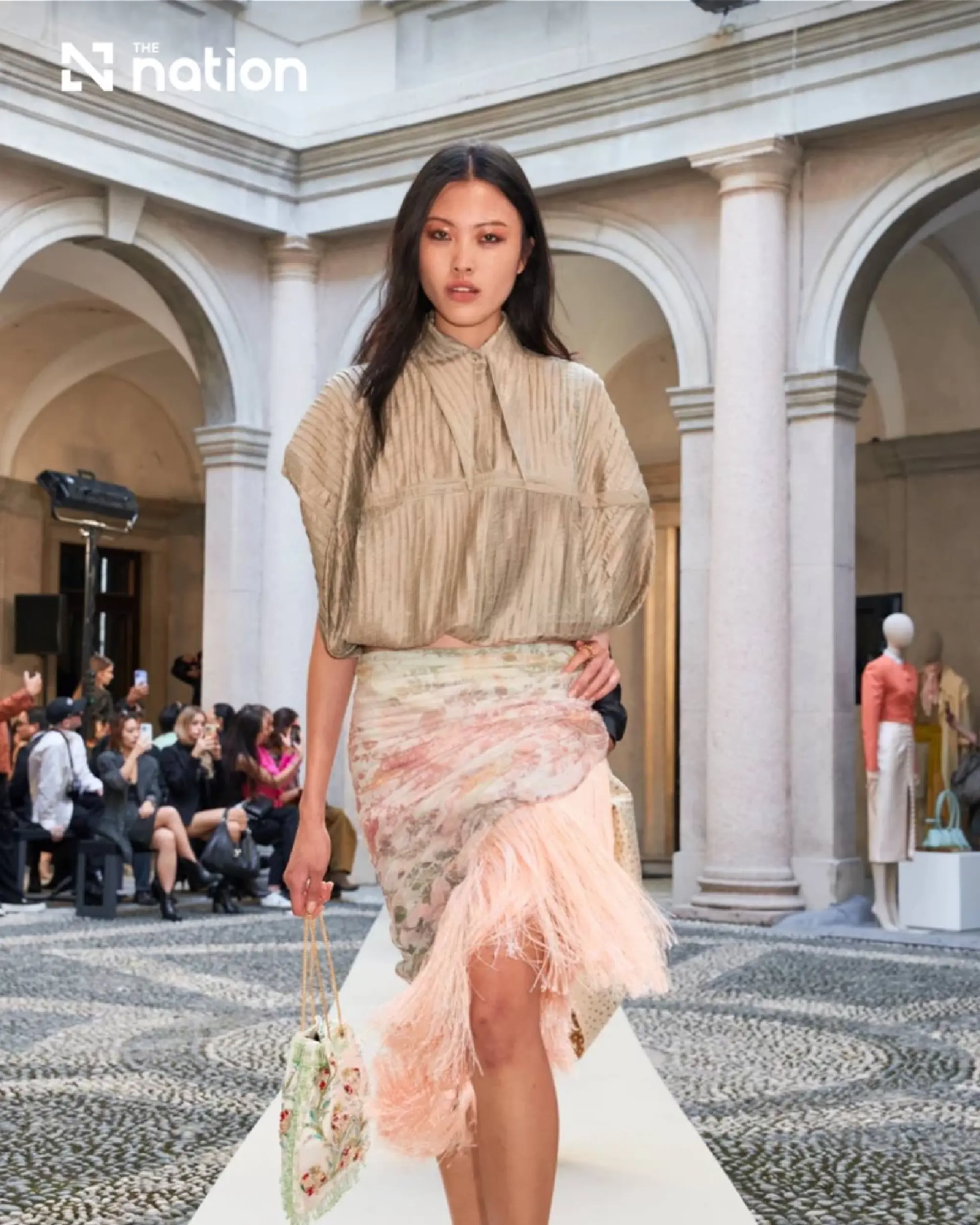 HRH Princess Sarivannavari Reinvents Thai Mudmee Silk At Milan Fashion Week