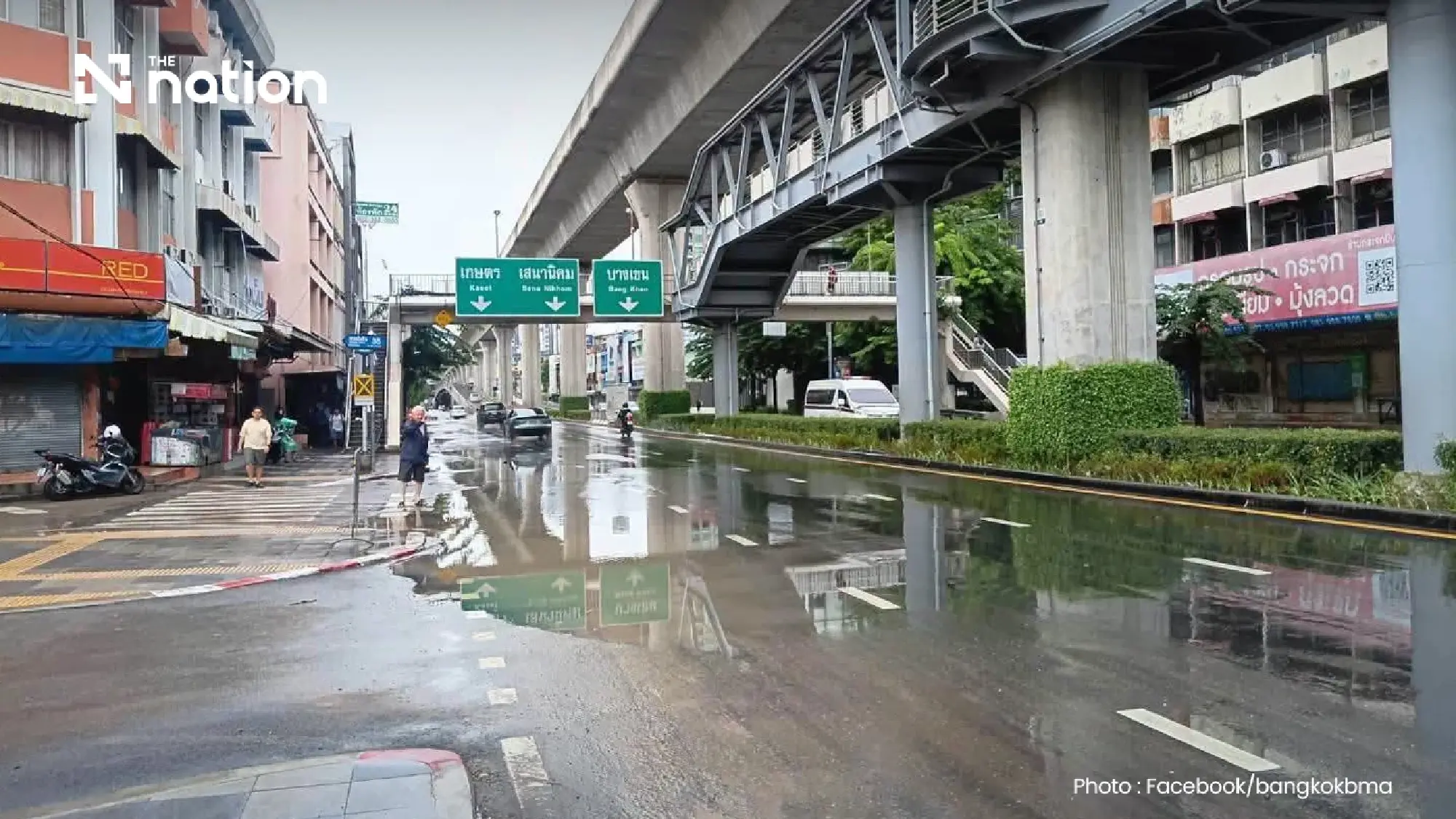 Bangkok governor expects 90% of main roads dry in 2 days as city prioritises Khlong Chan and Rom Klao relief