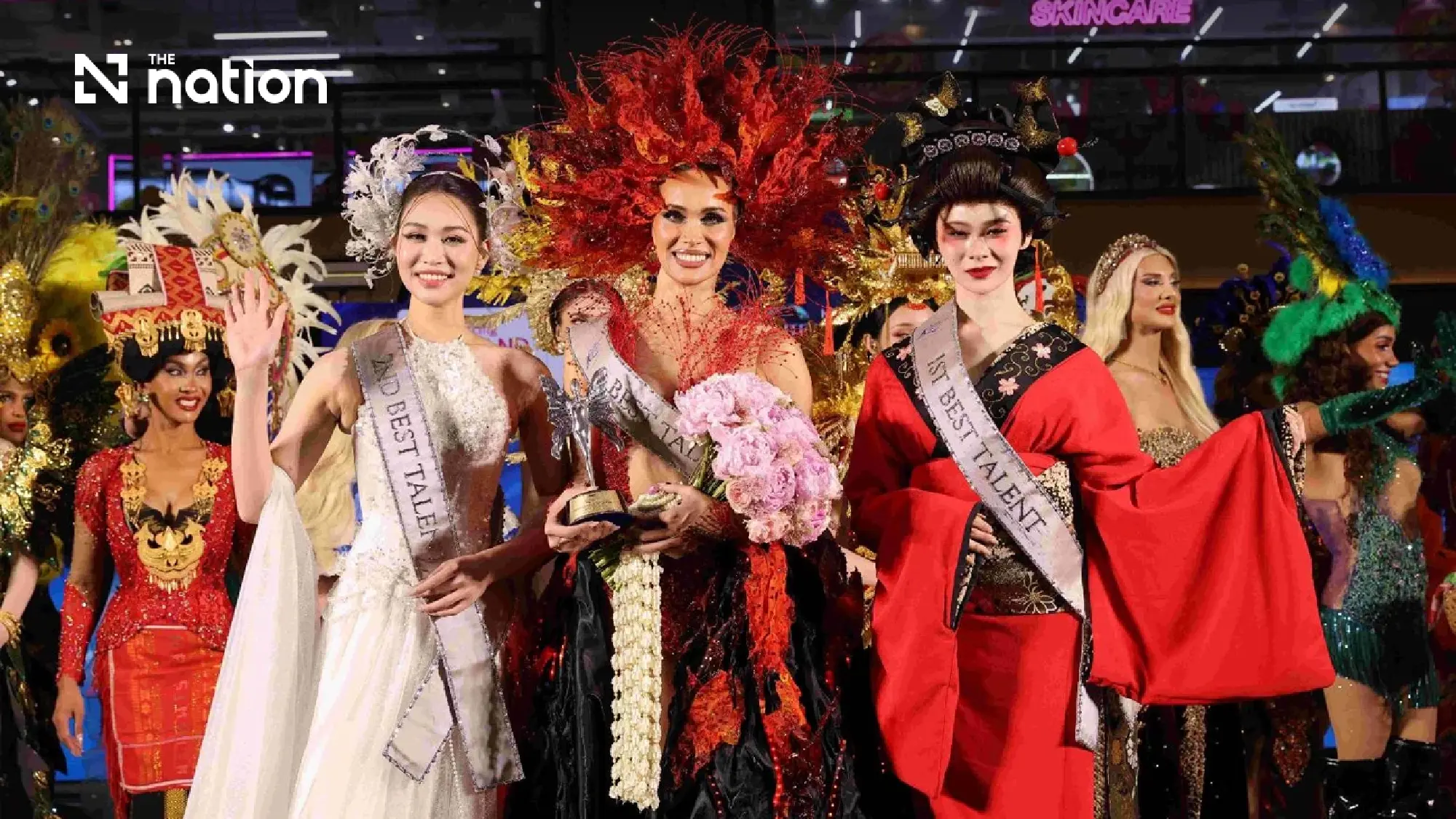 Crowd Erupts as Miss International Queen Reveals Costume Top Three