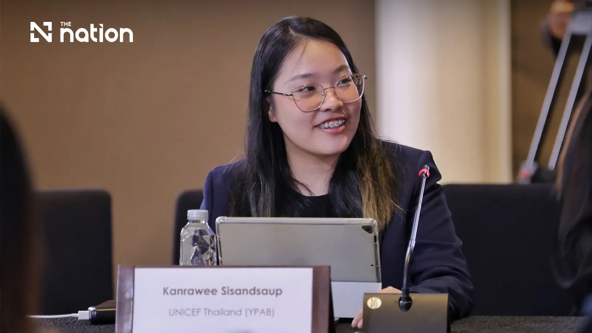 Kanrawee Sisandsaup, a member of UNICEF Thailand’s Young People Advisory Board (YPAB)