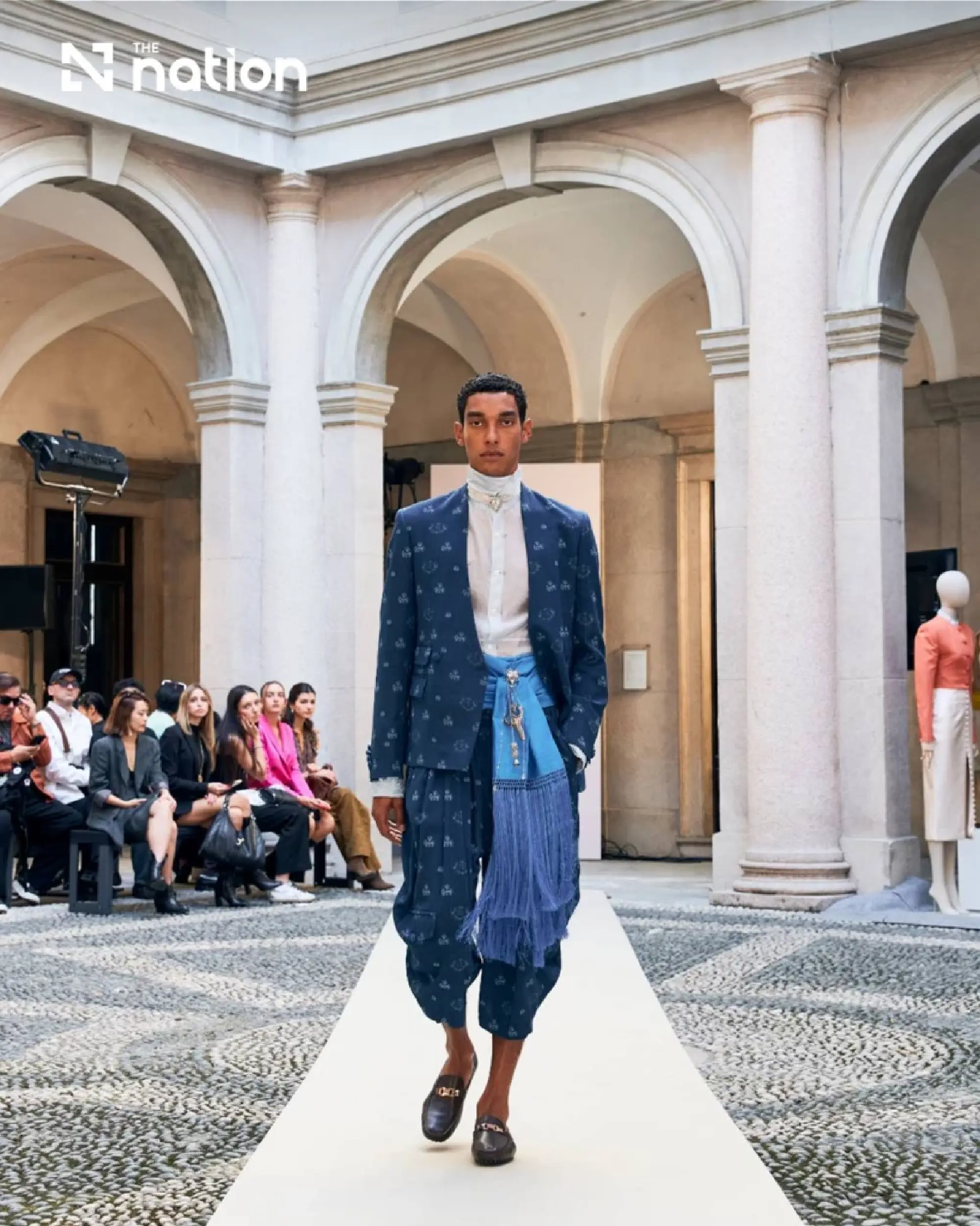 HRH Princess Sarivannavari Reinvents Thai Mudmee Silk At Milan Fashion Week