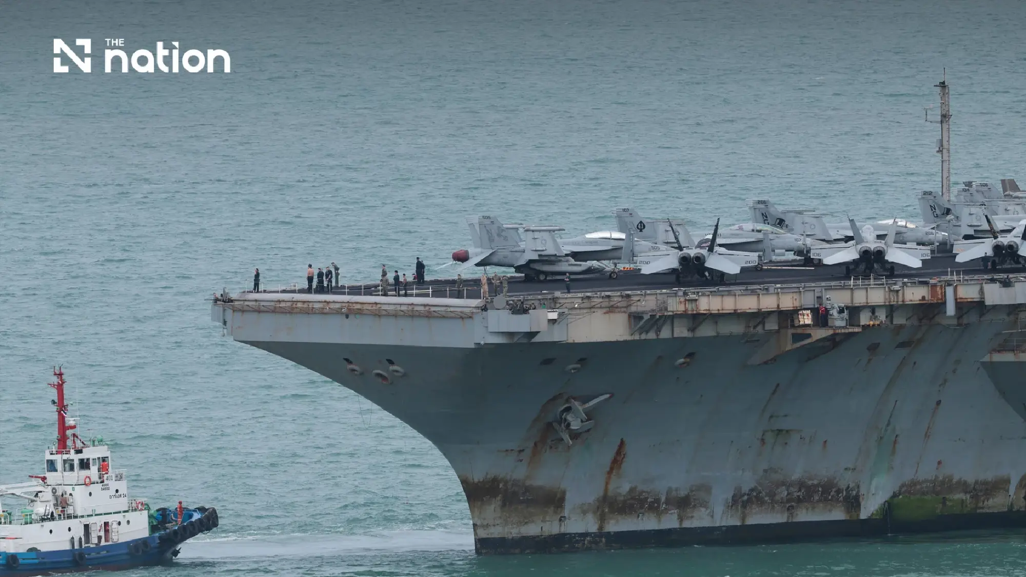 USS Abraham Lincoln strike group arrives in Thailand