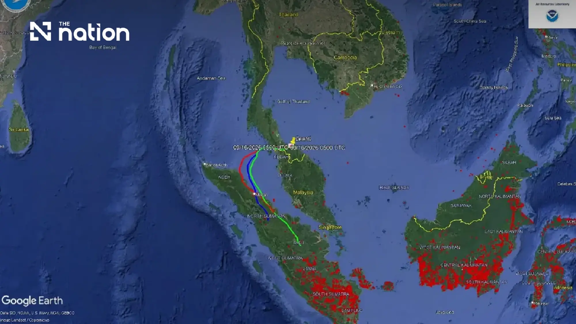 Indonesian fires put southern Thailand on haze watch
