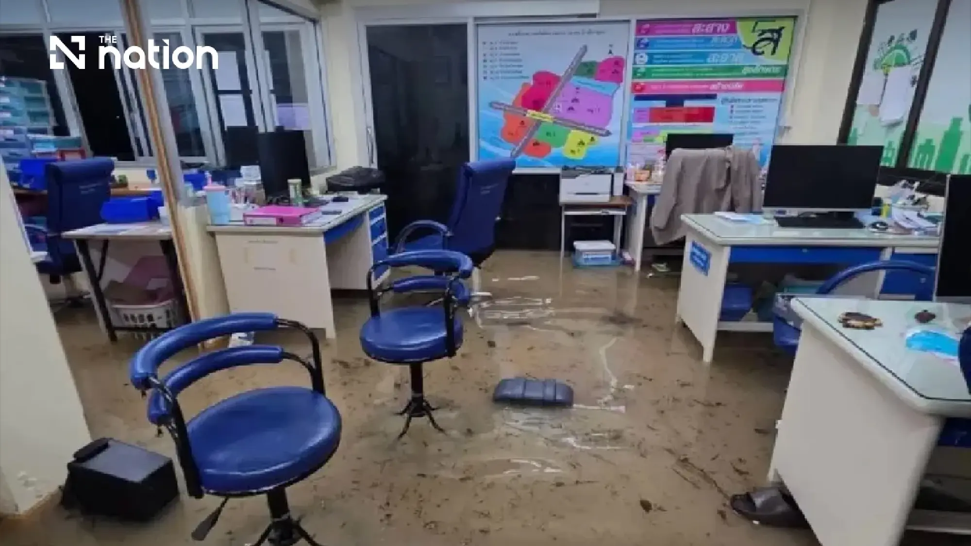 Prachin Buri health facility suspends services amid heavy flooding