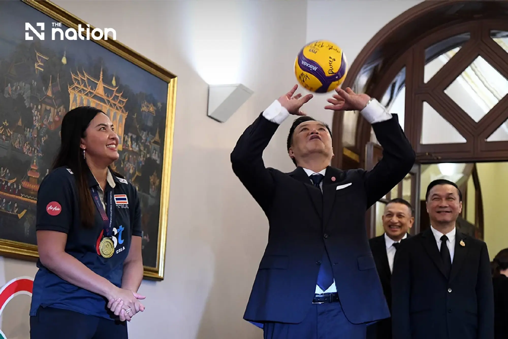 Thai volleyball team honoured after Olympic qualification triumph