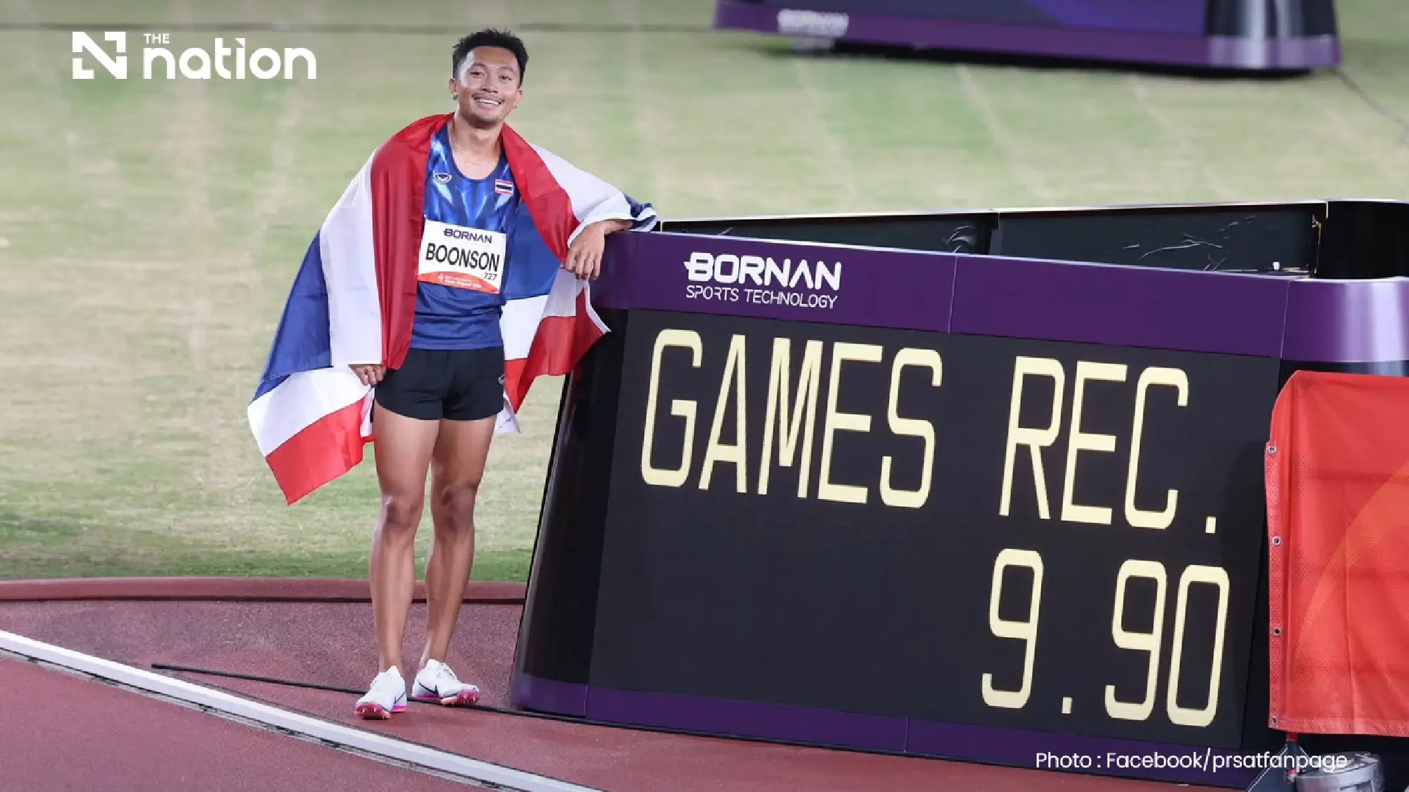 Puripol powers to Asian Games 100m gold in record 9.90 seconds