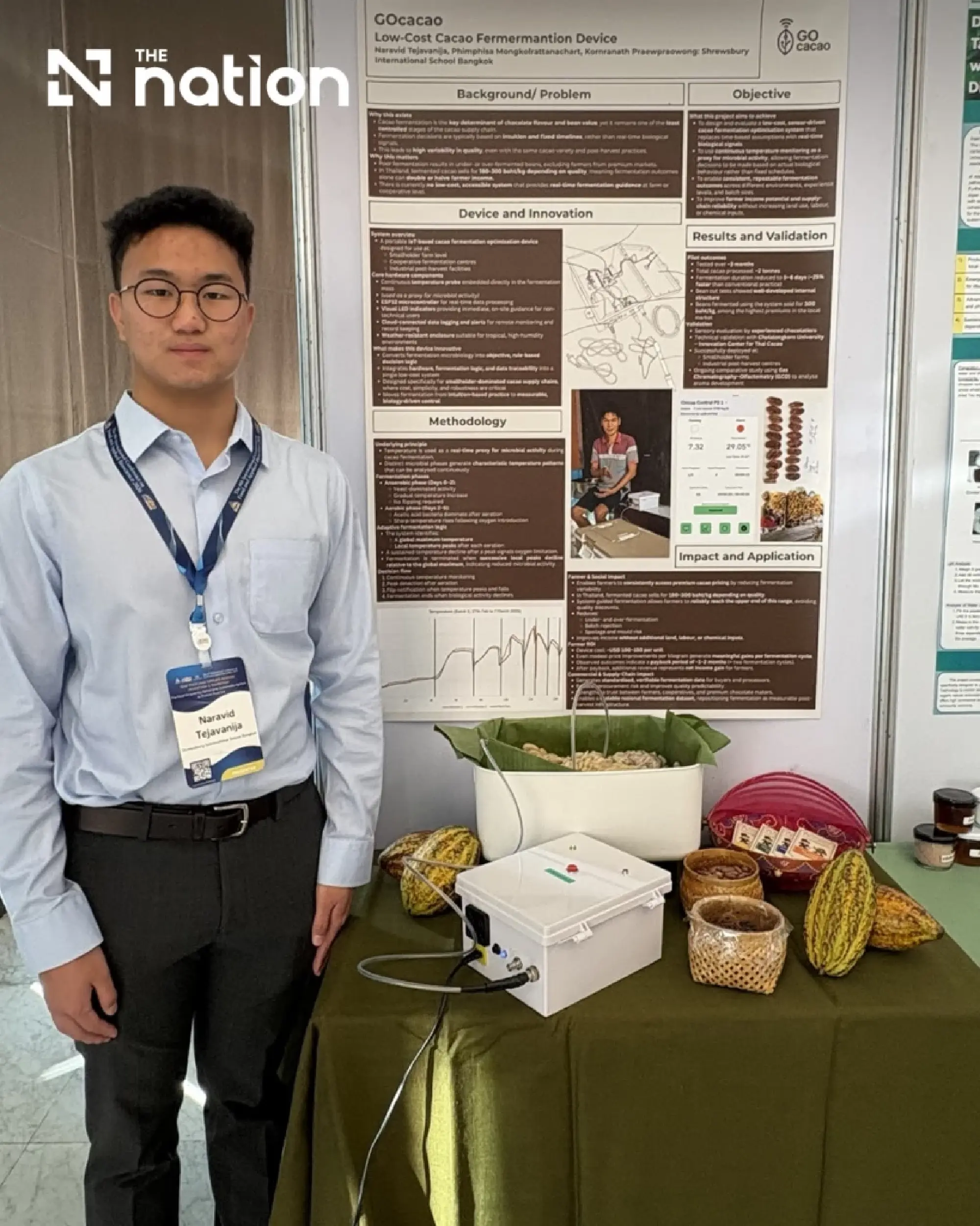 Thai Student Turns Backyard Cacao Experiments Into Fermentation Technology and Craft Chocolate
